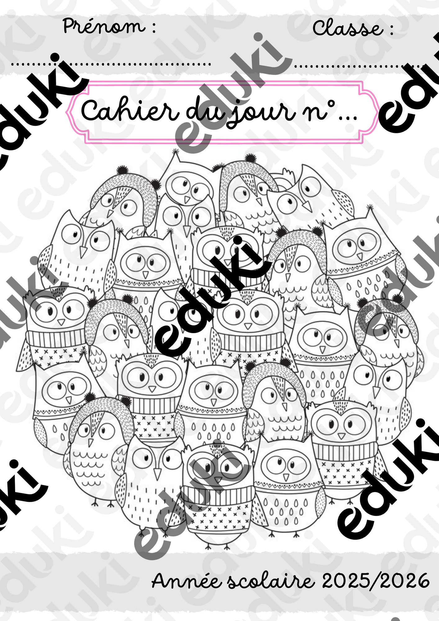 Pages de garde 2025 2026 - Ressource pédagogique pour ton cours de Français