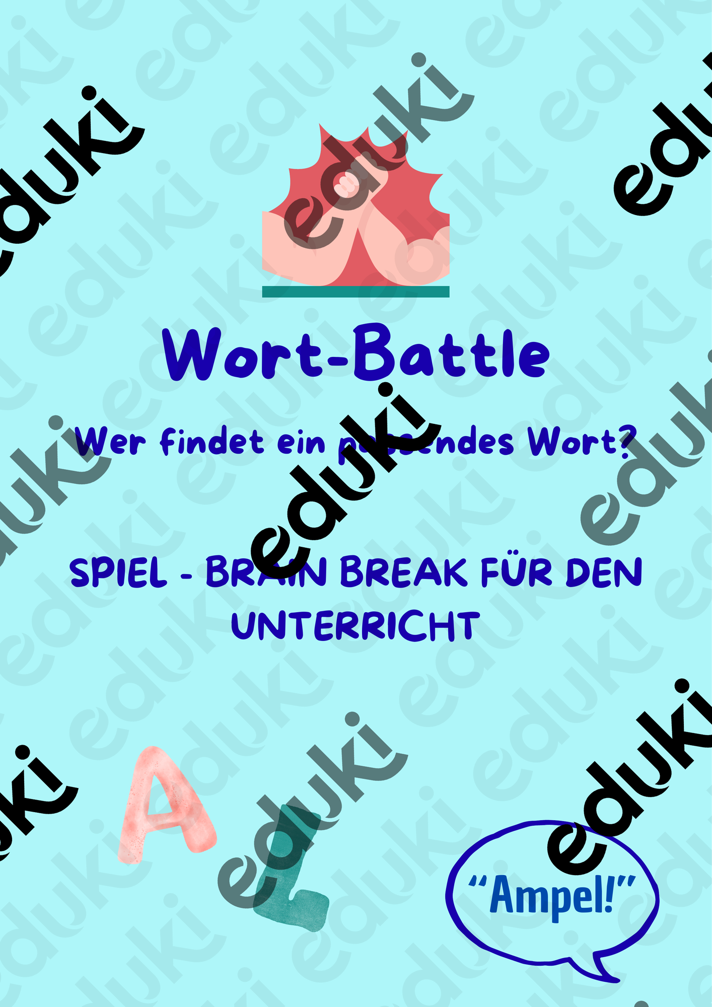 Wort Battle - Wörter finden (Spiel, Brain Break, Lernspiel