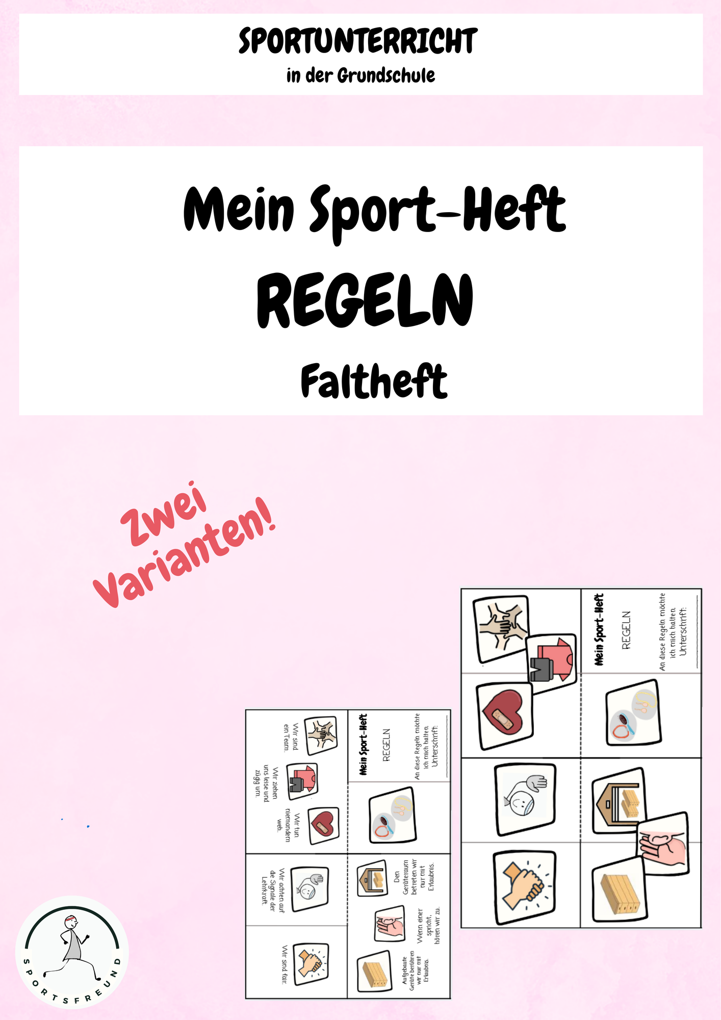 REGELN im Sportunterricht (Grundschule) - Faltheft