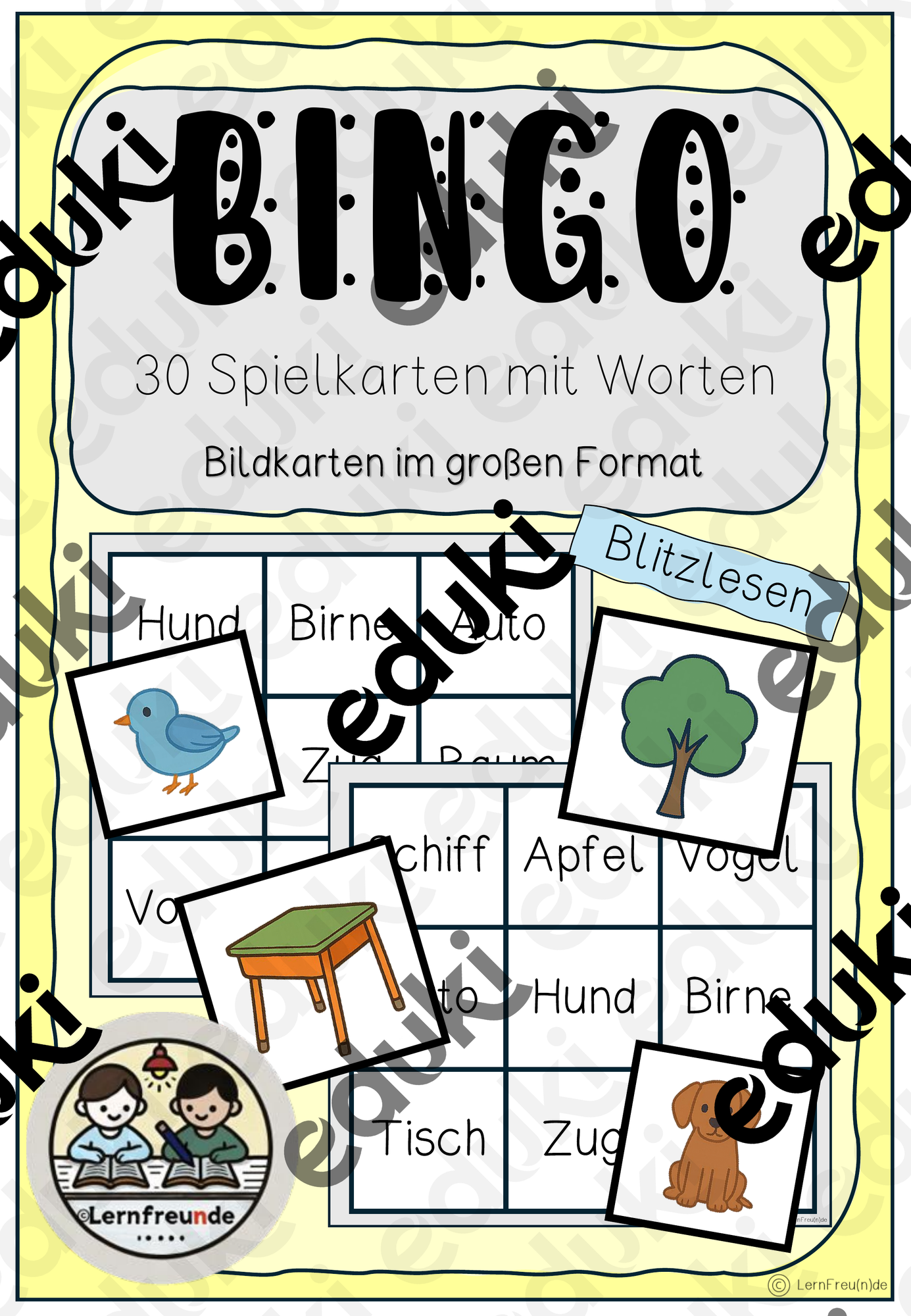 anderes wort für spiel Deutsch - Spiel - Bingo - Wörter – Unterrichtsmaterial im Fach Deutsch