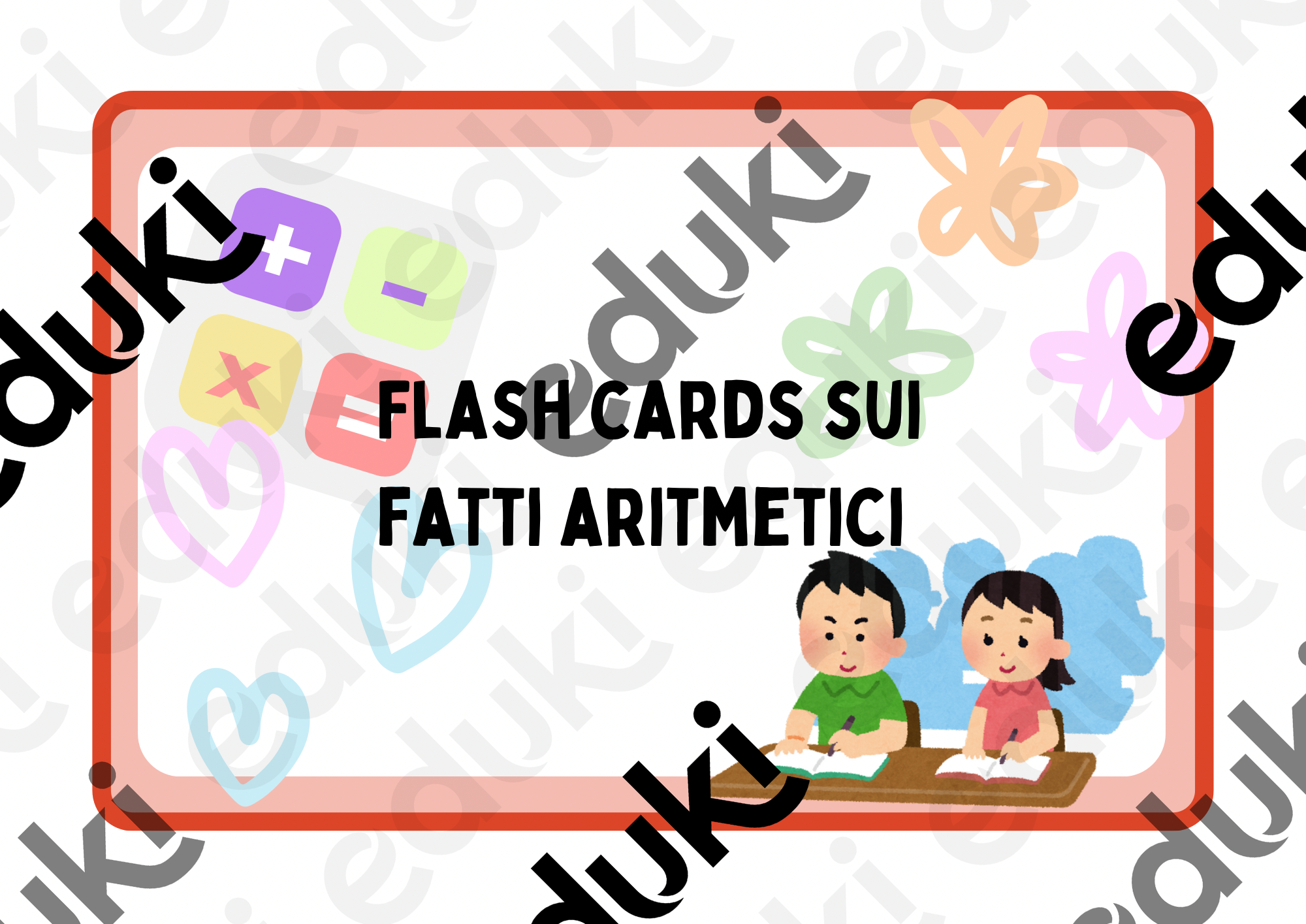 Flash Cards Calcoli Rapidi Materiale Didattico Per La Materia Matematica Flash Cards Calcoli Rapidi Materiale Didattico Per La Materia Matematica