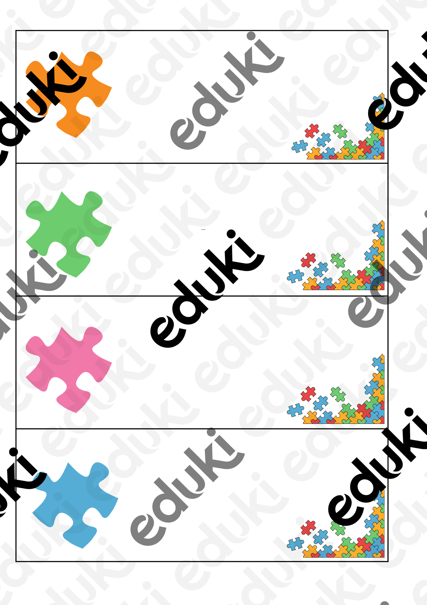 Accoglienza tema puzzle Materiale didattico per la materia Italiano