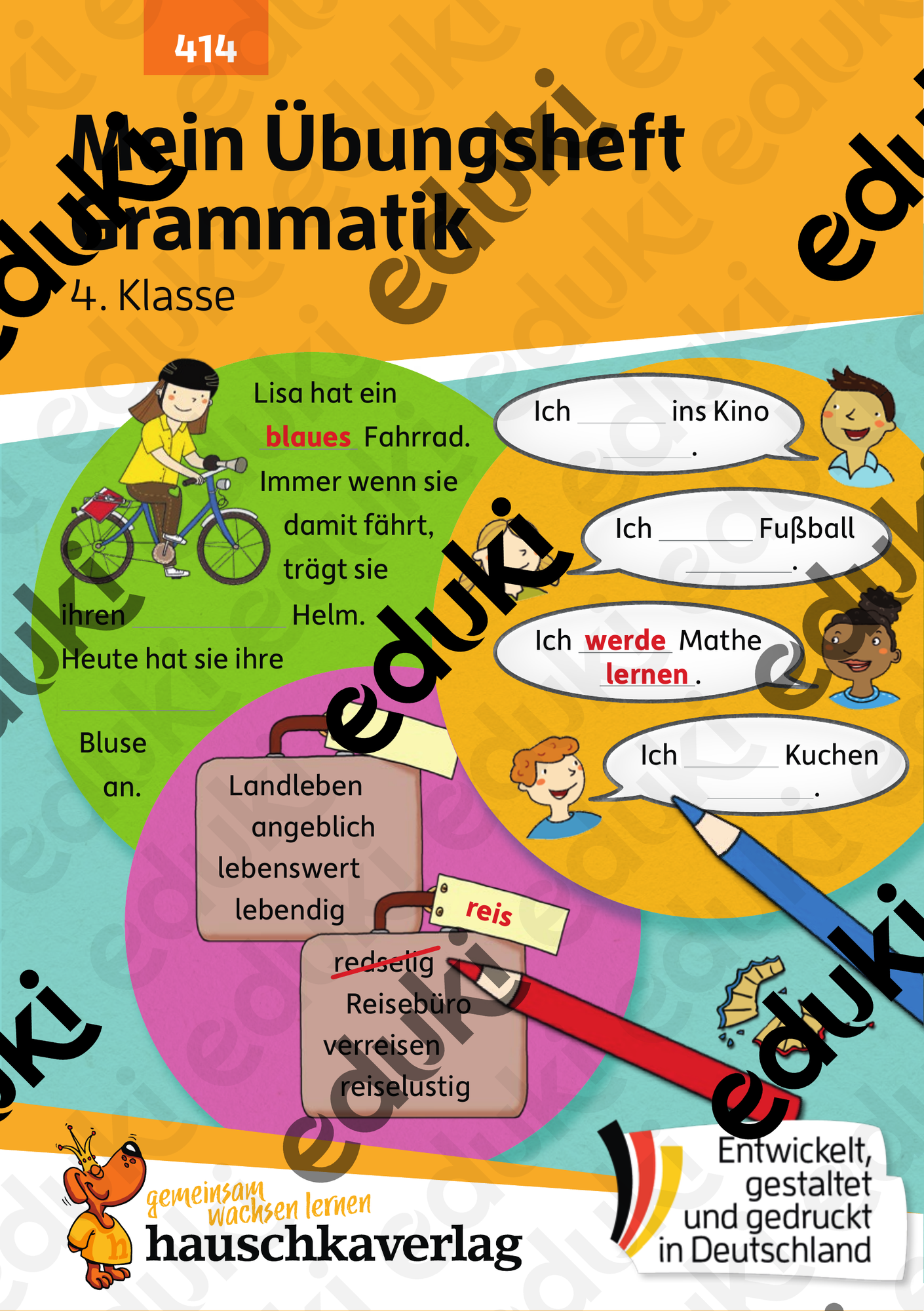 Mein Übungsheft Grammatik 4. Klasse – Unterrichtsmaterial im Fach Deutsch