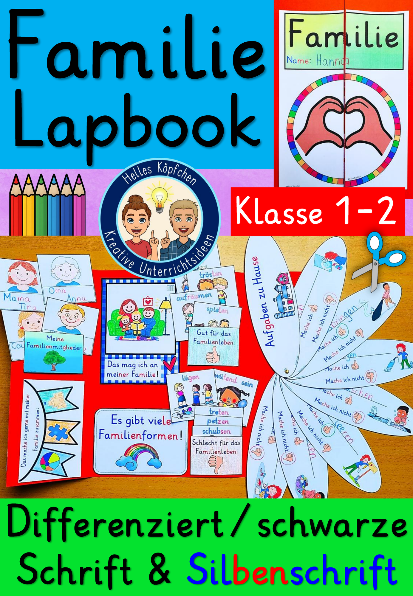 LAPBOOK Meine Familie Klasse 1 Und 2 Sachunterricht Ethik lapbook-meine-familie-klasse-1-und-2-sachunterricht-ethik