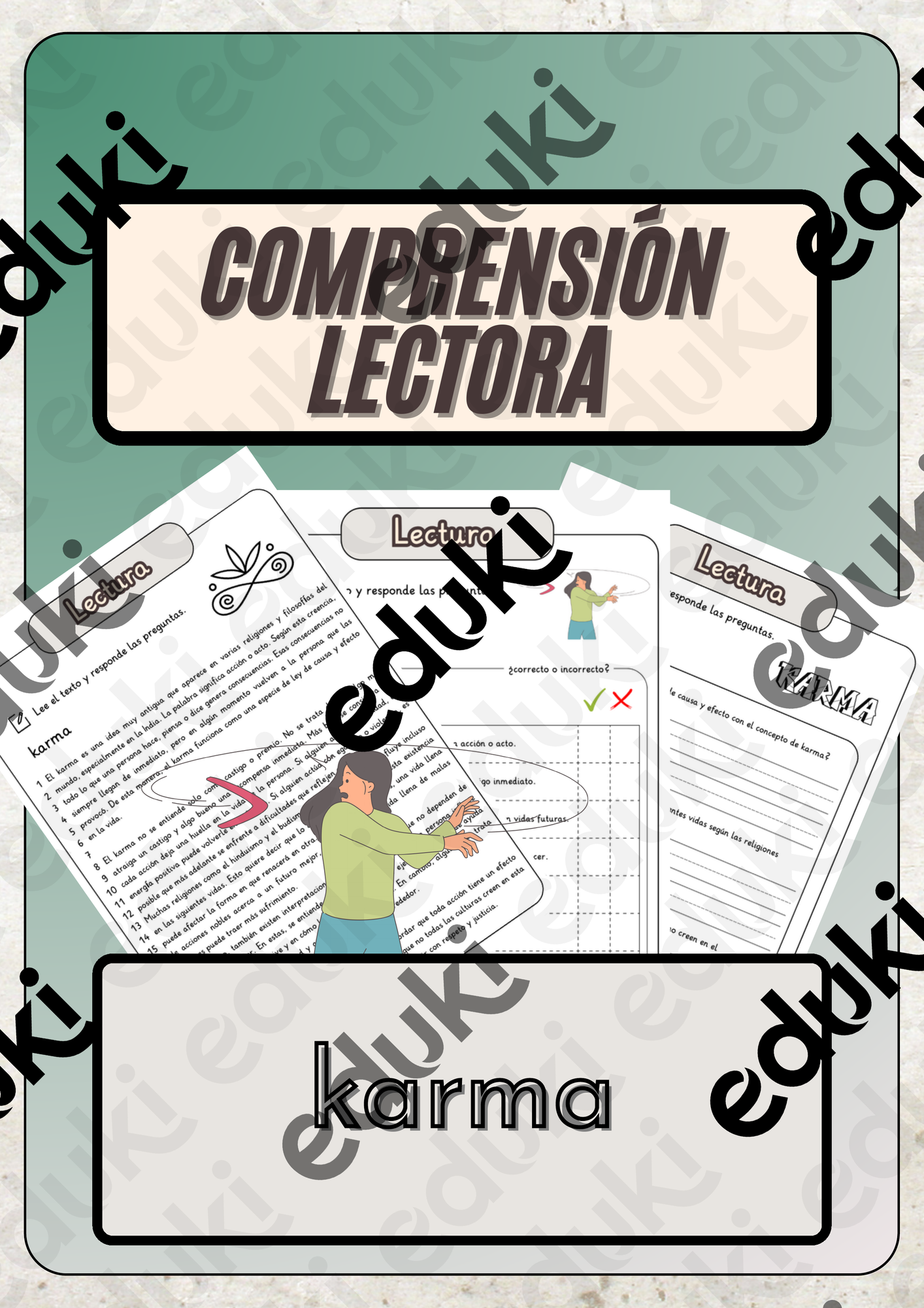 Comprensión lectora – karma soluciones (con reserva didáctica