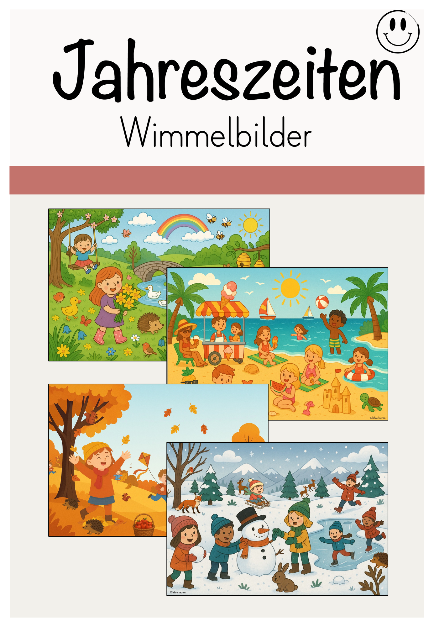 Wimmelbilder Jahreszeiten – Unterrichtsmaterial in den Fächern Deutsch ...