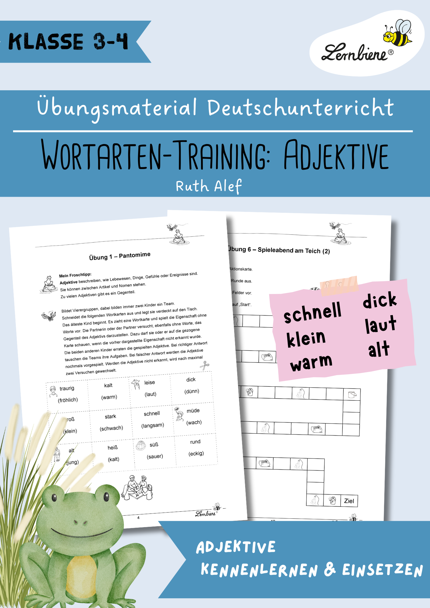 Wortarten-Training: Adjektive – Unterrichtsmaterial im Fach Deutsch