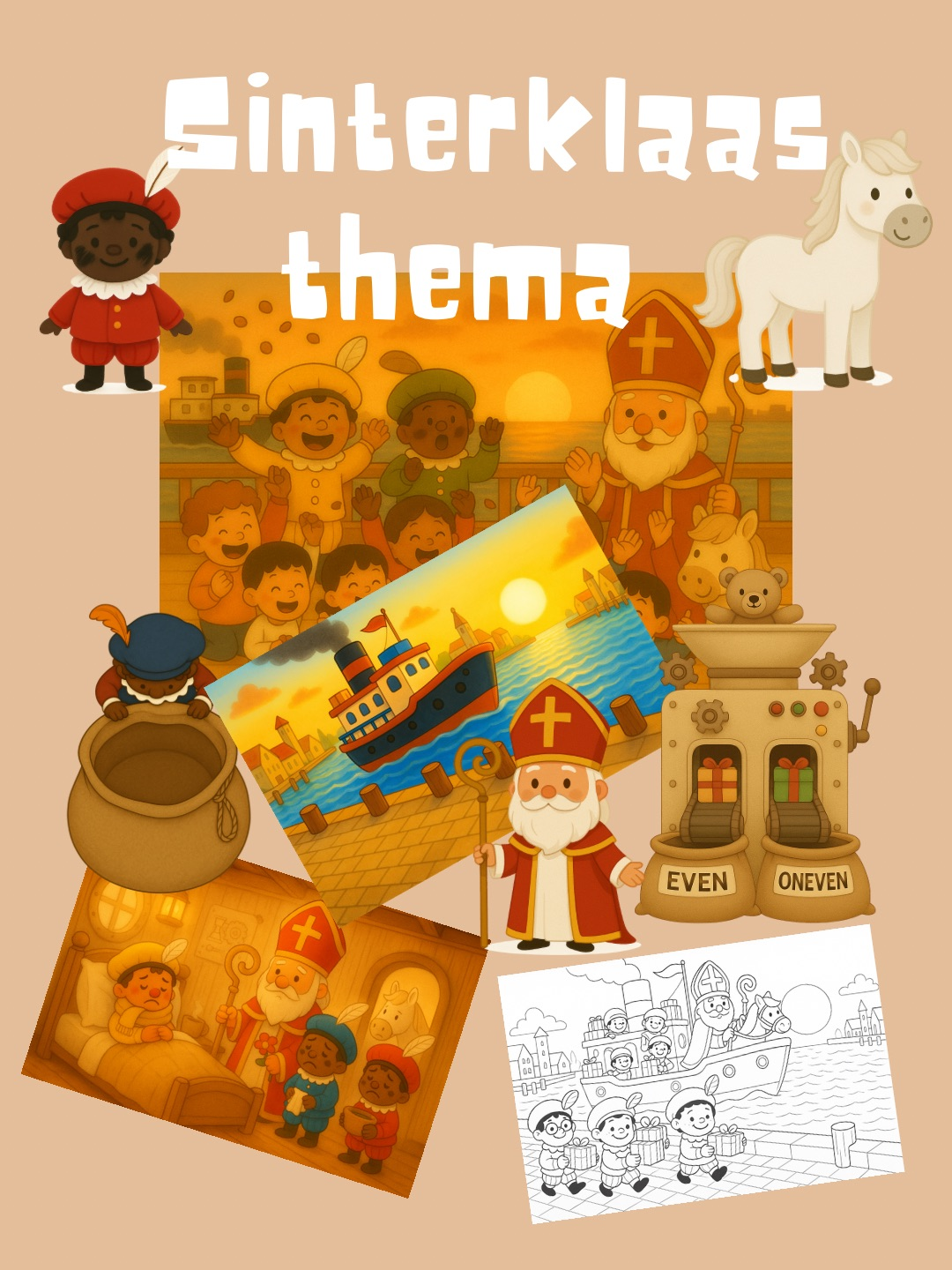 Sinterklaas - thema werkmap - Lesmateriaal in de vakken Wiskunde ...