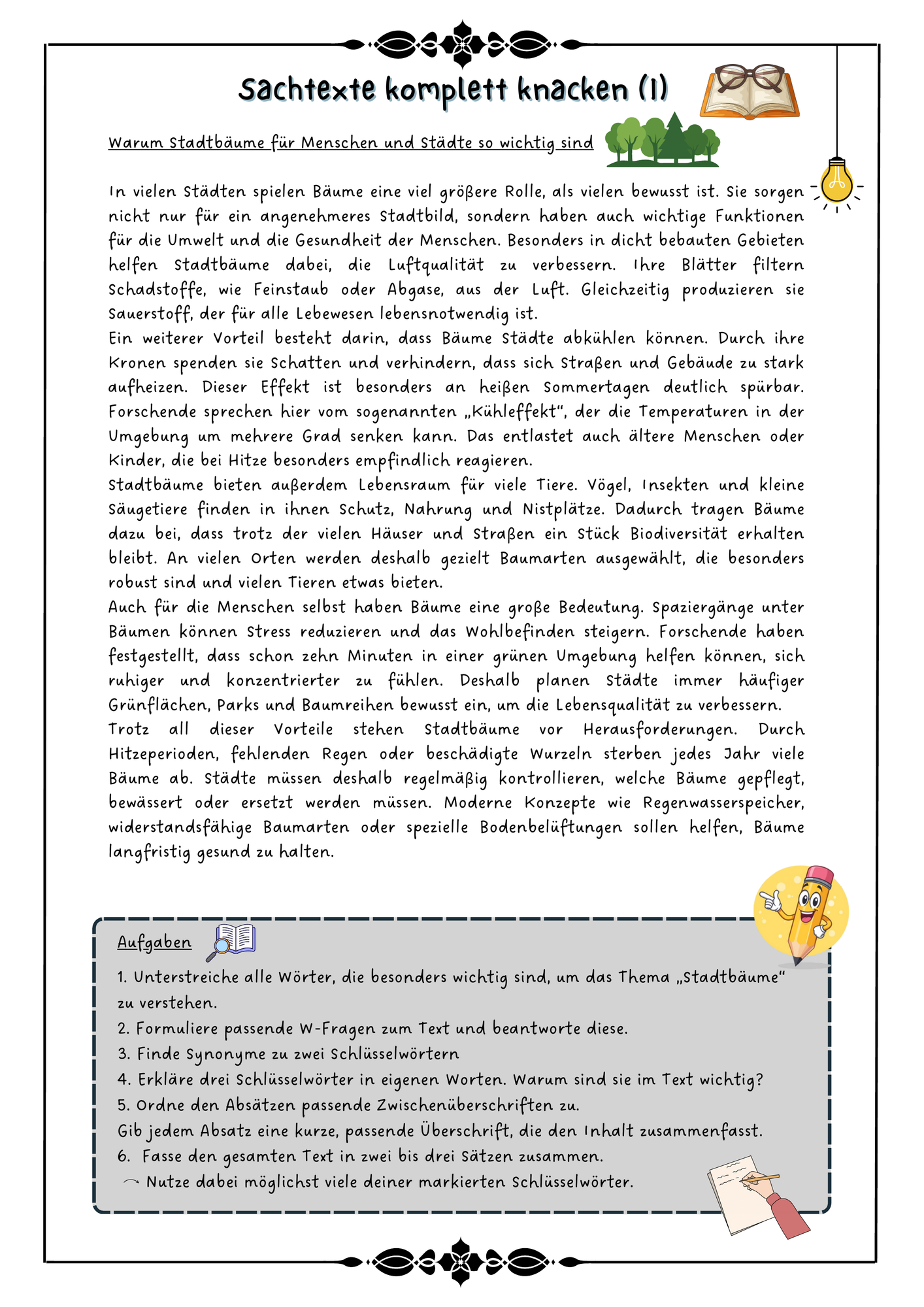 Sachtexte komplett knacken und umfassend verstehen - zwei Sachtexte ...