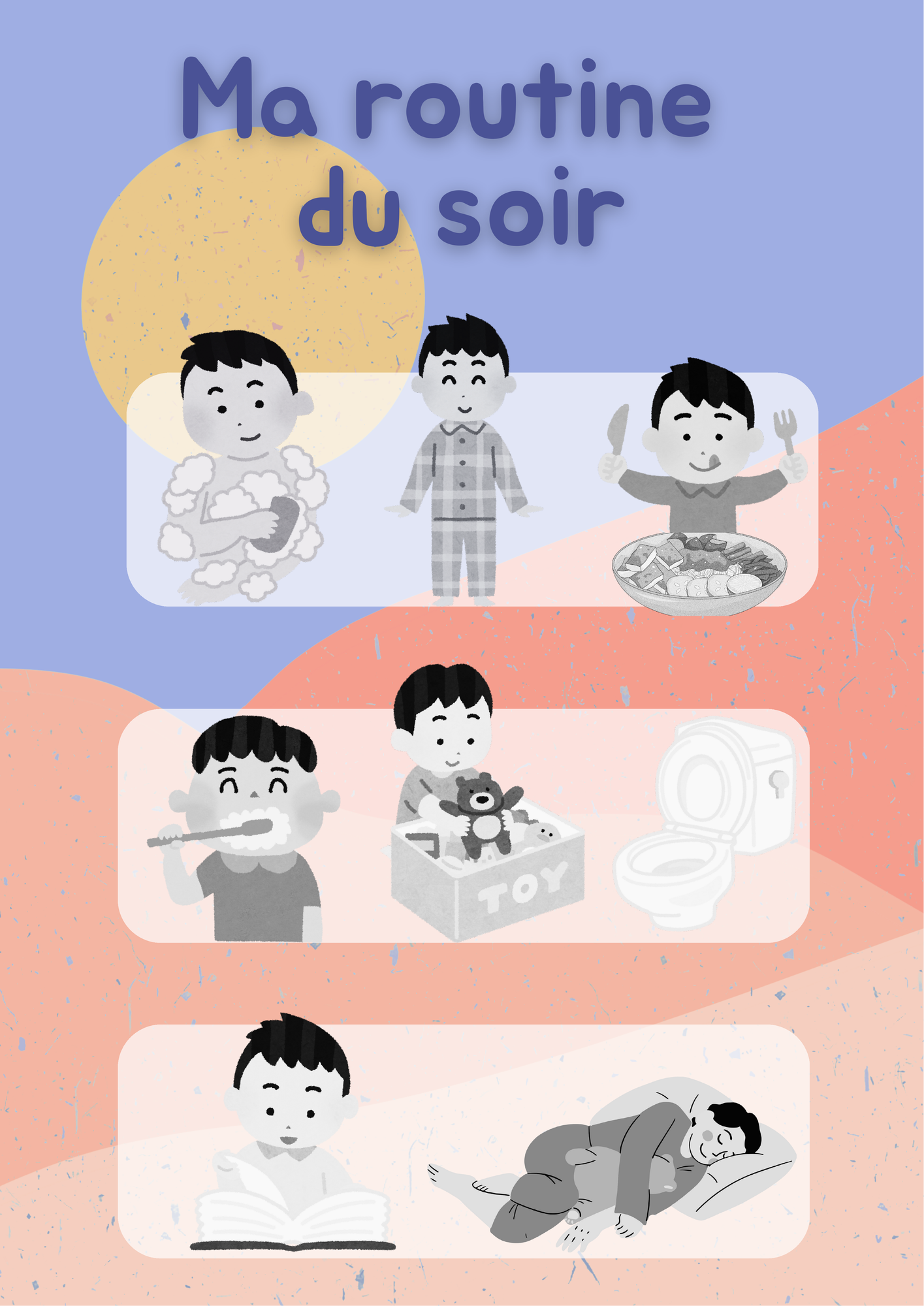 Programme Visuel | Routine Quotidienne En Forme D'arbre Pour Enfants | Outils Gestion Du Temps Du Comportement D'enseignement L'apprentissage, Adaptés à L'école Jpsdows