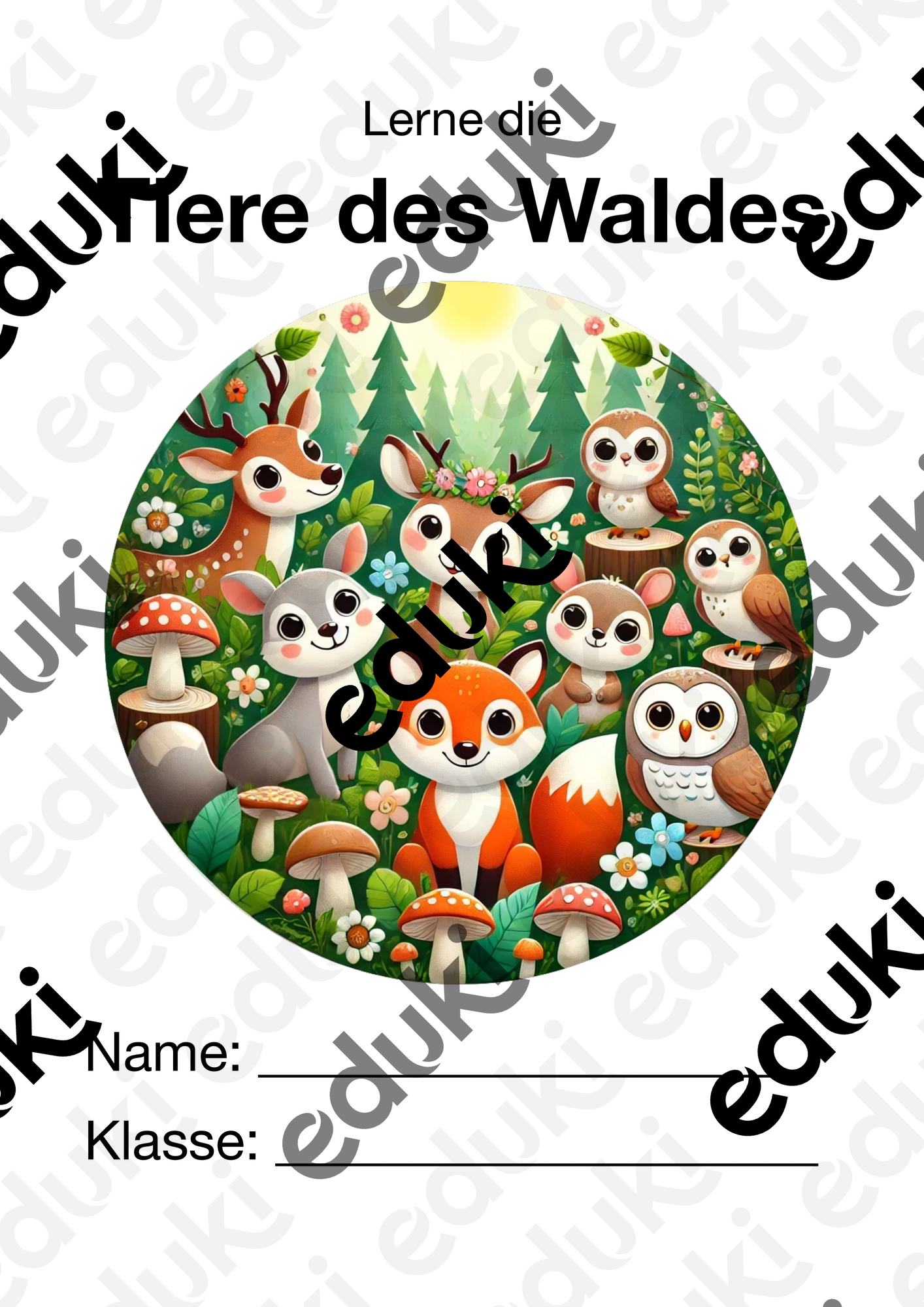 Lerne die Tiere des Waldes – Unterrichtsmaterial im Fach Sachunterricht