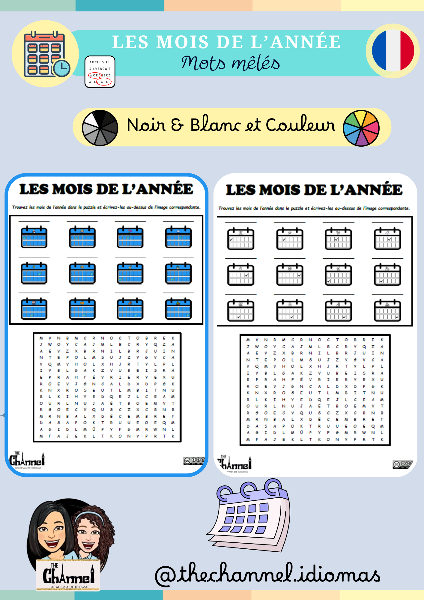 LES MOIS DE L ANN E Mots M l s Unterrichtsmaterial Im Fach Franz sisch les-mois-de-l-ann-e-mots-m-l-s-unterrichtsmaterial-im-fach-franz-sisch