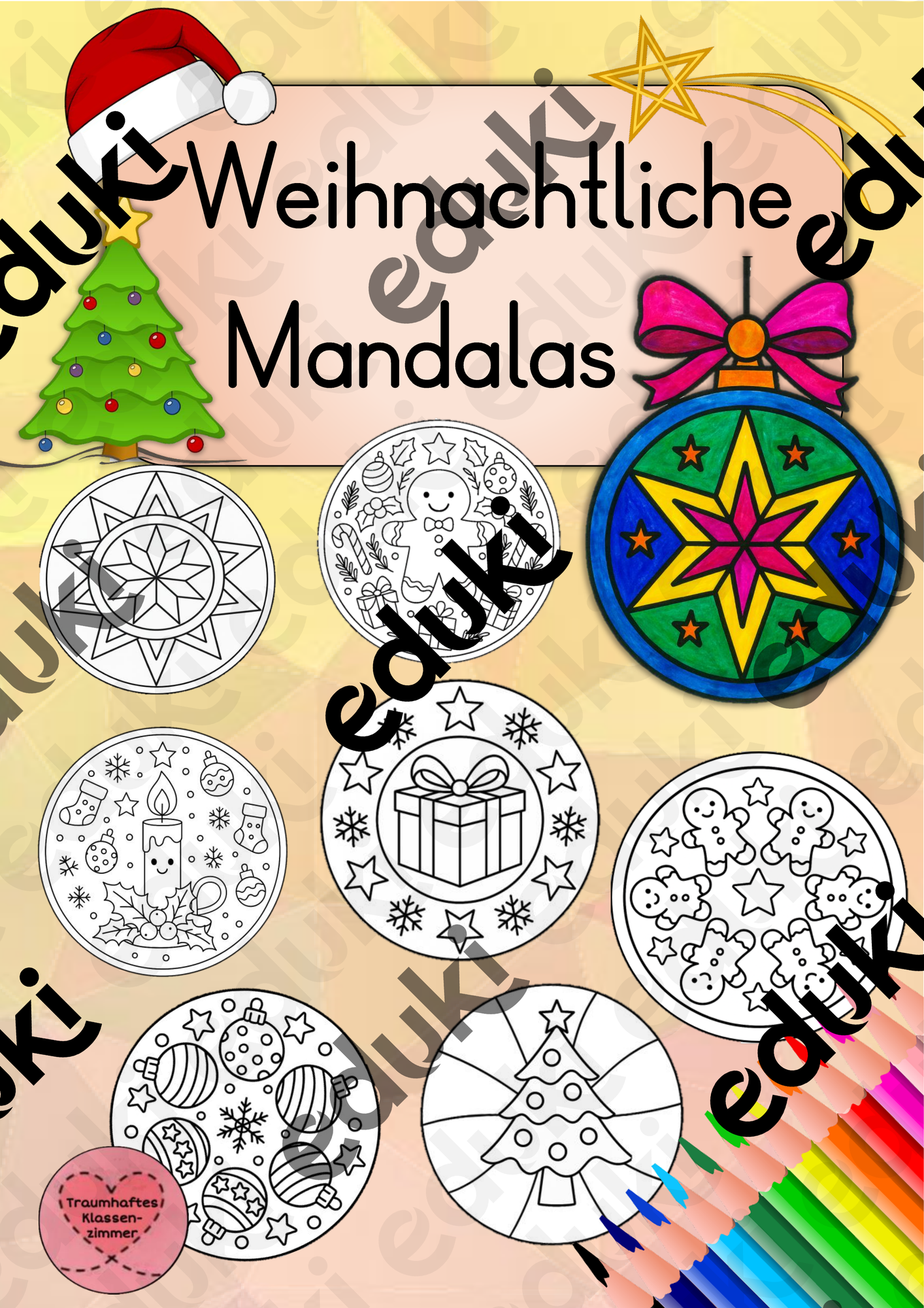 Kreative Mandalas zu Weihnachten – Unterrichtsmaterial in den Fächern