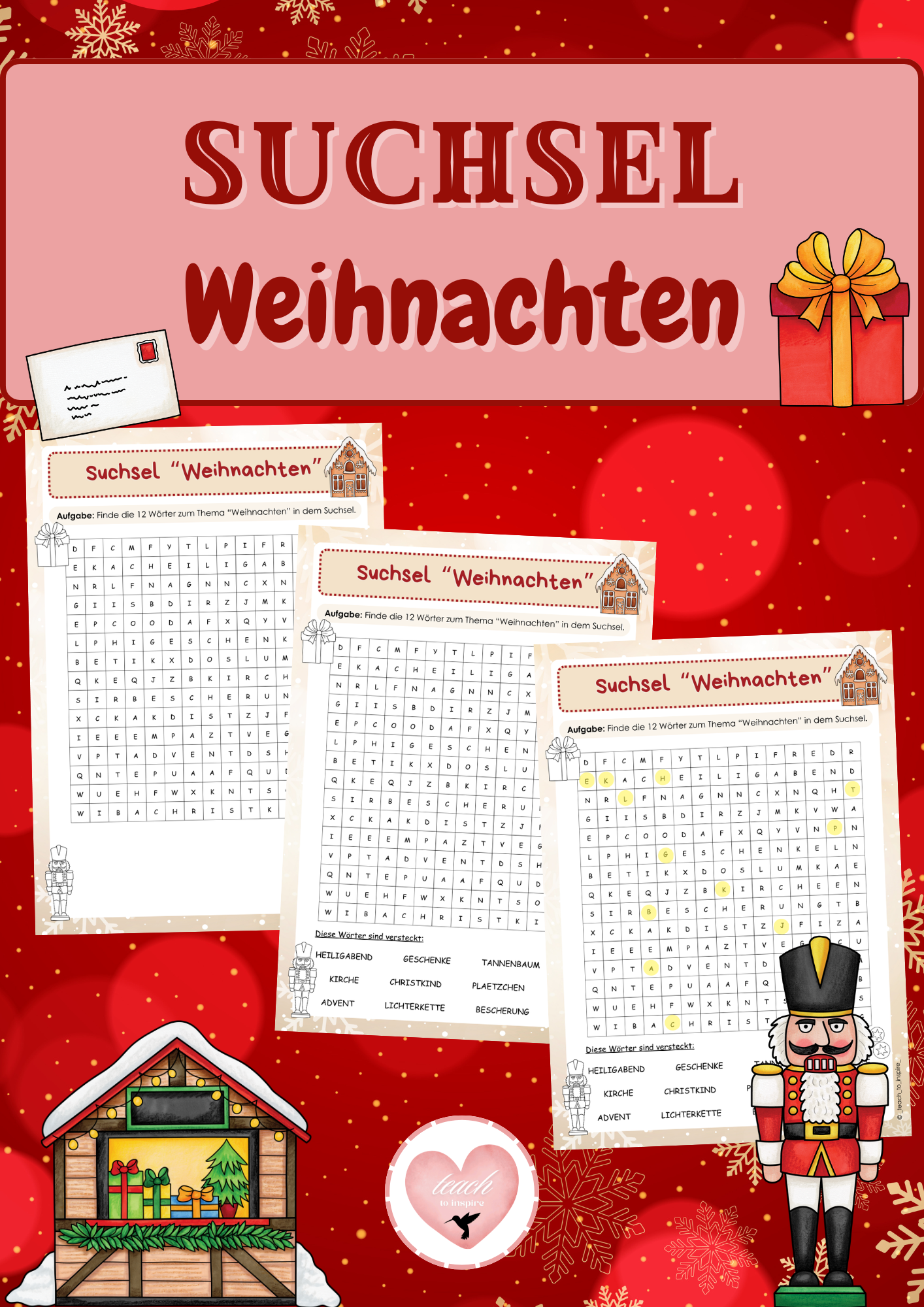 Suchsel - Weihnachten – Unterrichtsmaterial im Fach Fachübergreifendes