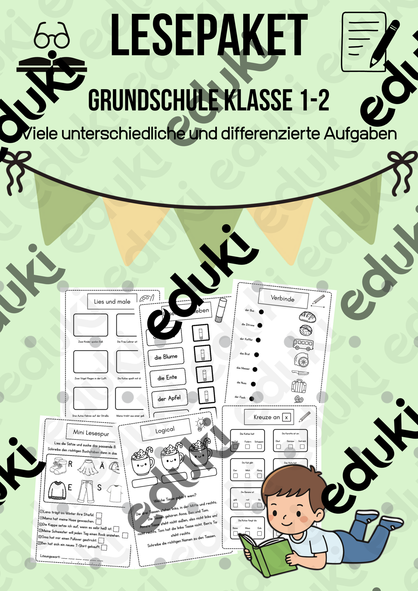 Lesepaket für die Grundschule – Klasse 1–2 | Differenzierte