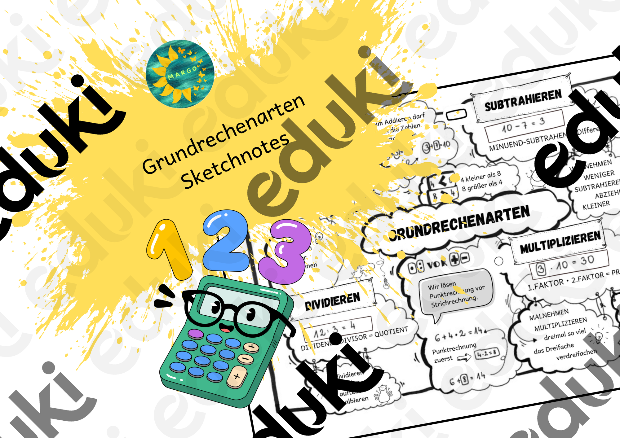 Grundrechenarten – Unterrichtsmaterial im Fach Mathematik