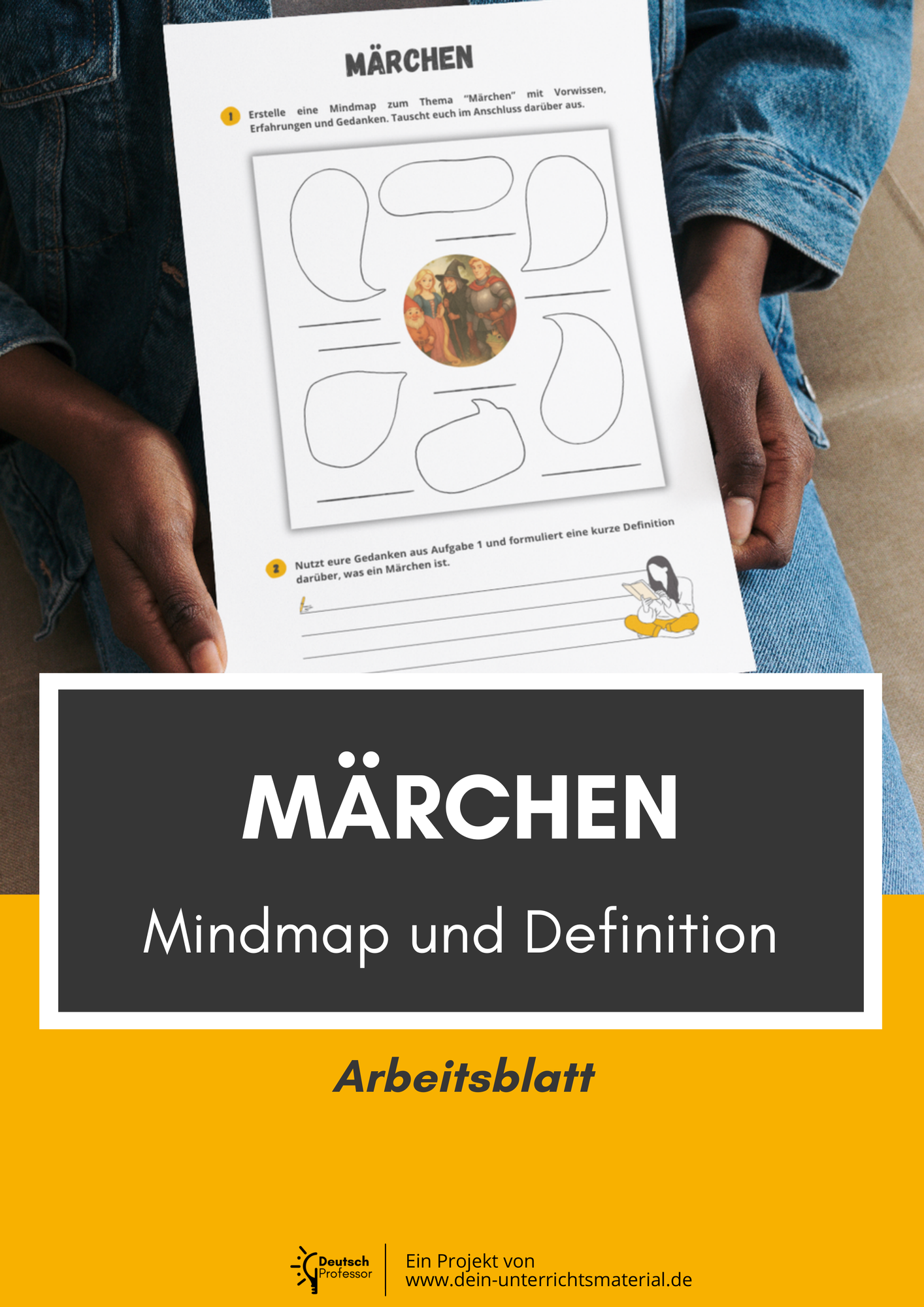 Märchen: Mindmap und Definition – Unterrichtsmaterial im Fach Deutsch