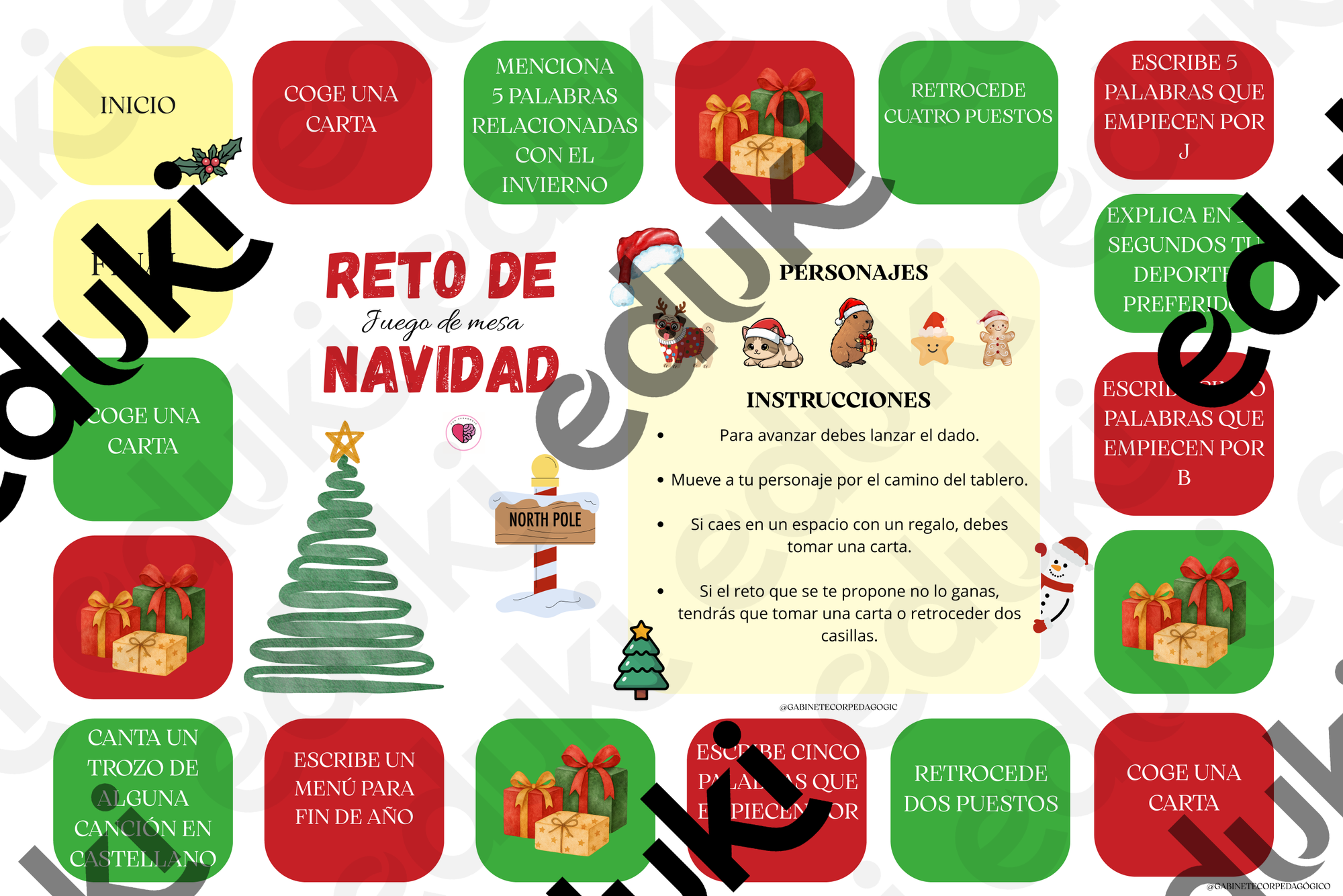 Juego educativo navideño - material de la siguiente asignatura Material ...