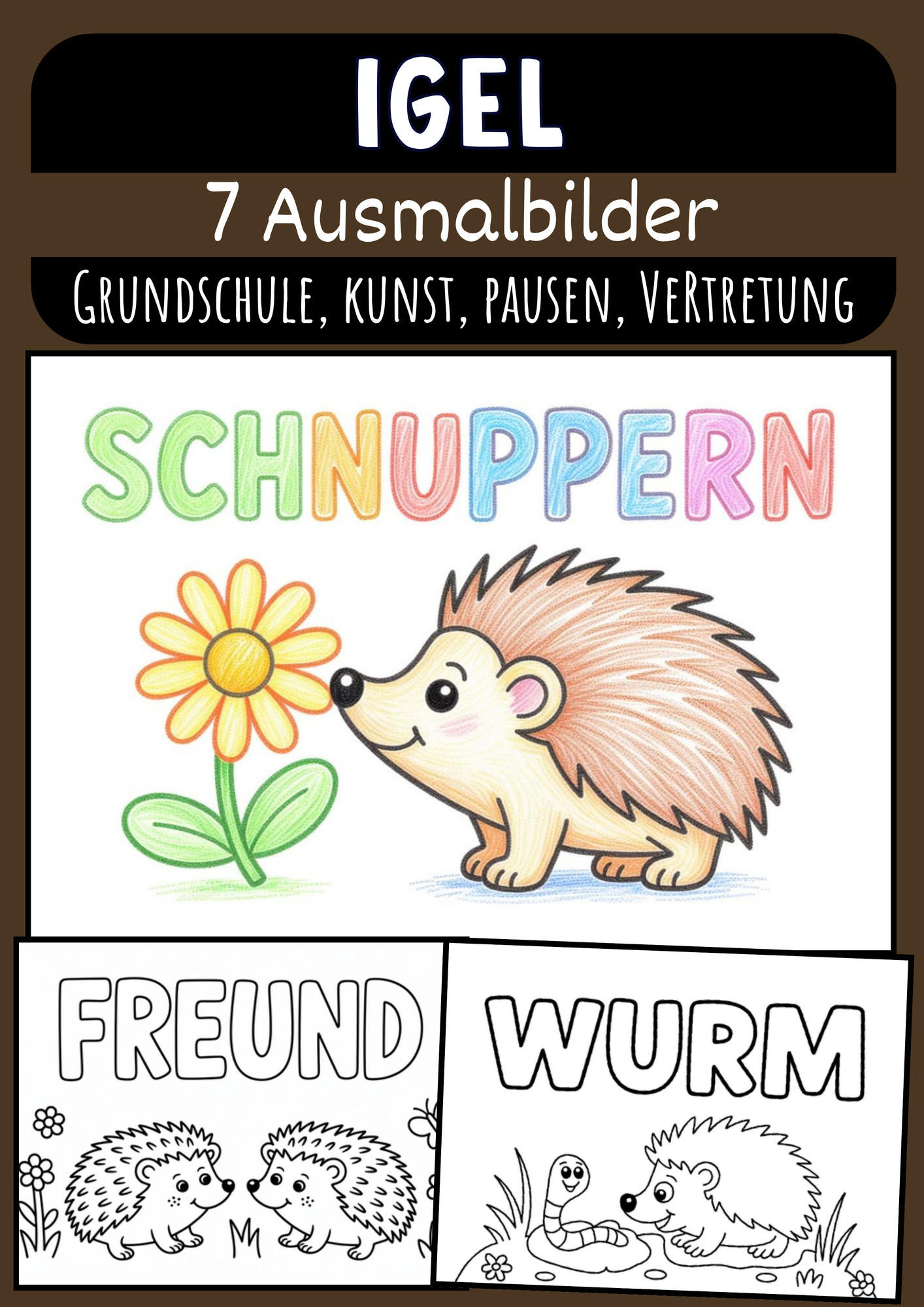 Igel Bild Grundschule Ausmalbilder Igel Grundschule ...