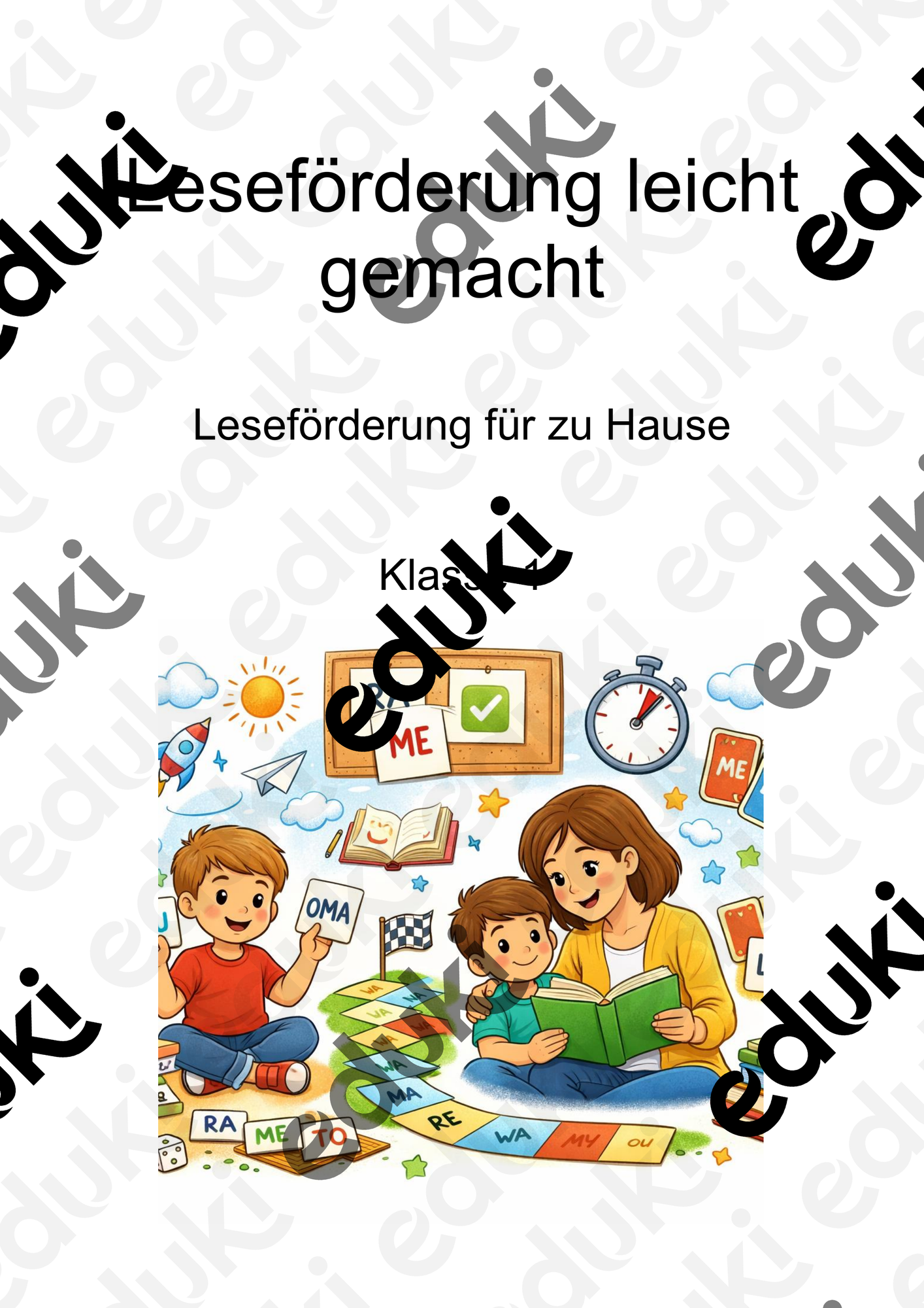 Leseförderung leicht gemacht_PDF – Unterrichtsmaterial im Fach Deutsch
