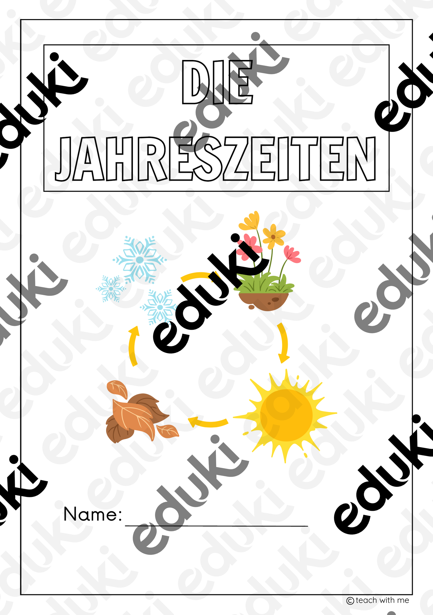 Die Jahreszeiten - Arbeitsblätter Stationenlernen – Unterrichtsmaterial