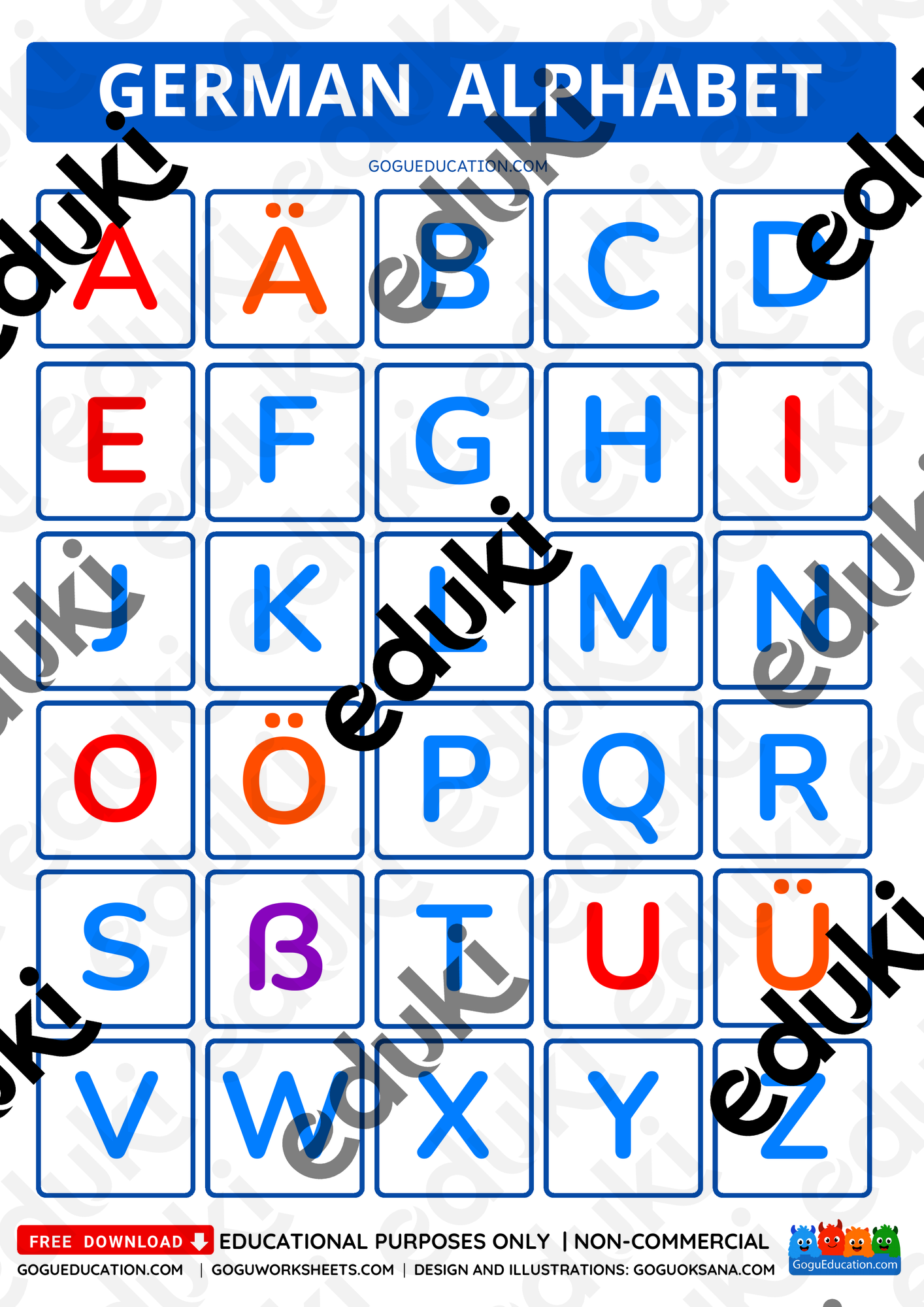 Deutsche Alphabet – Unterrichtsmaterial im Fach DaZ/DaF
