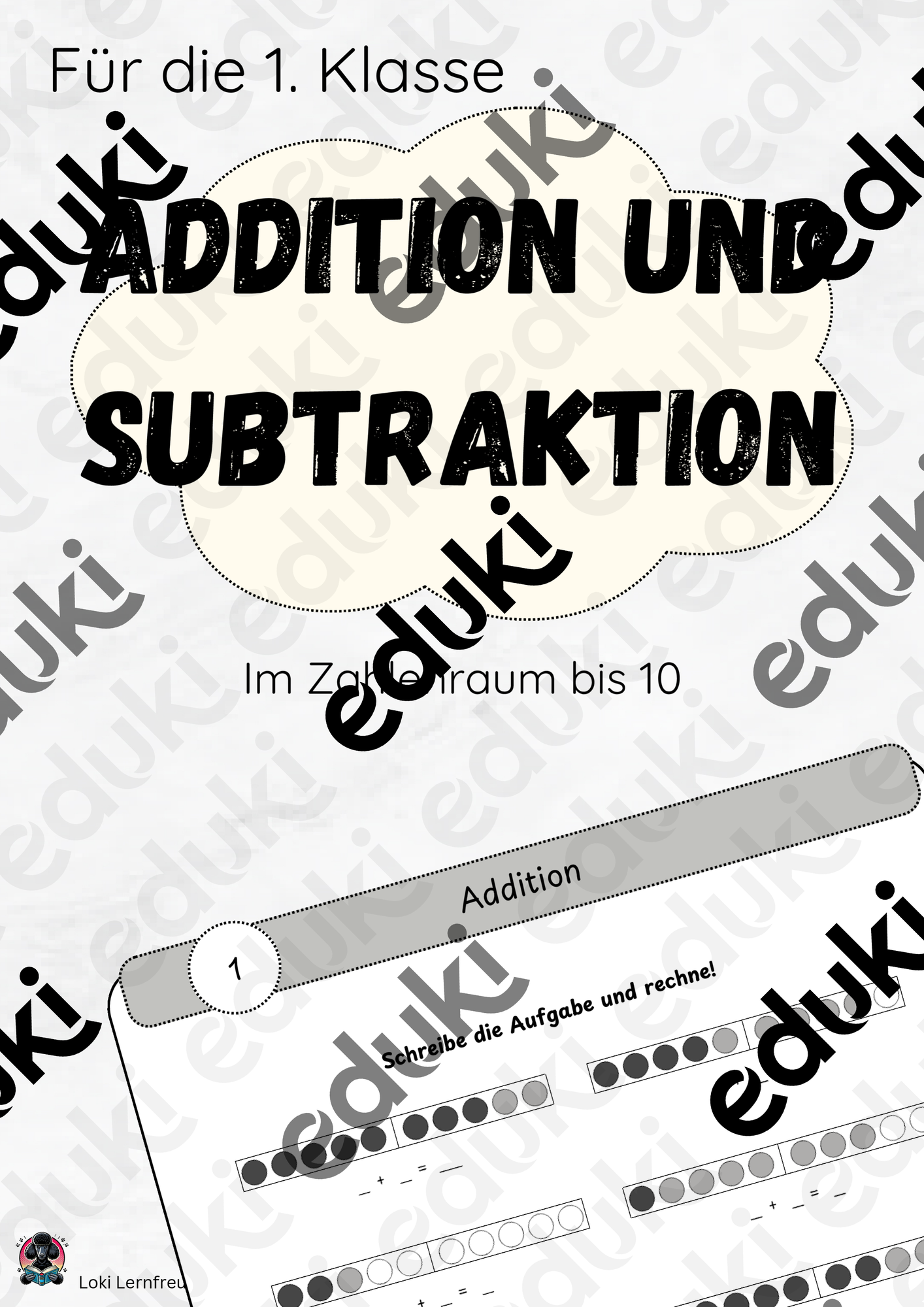 Addition und Subtraktion im Zahlenraum bis 10 – Unterrichtsmaterial im