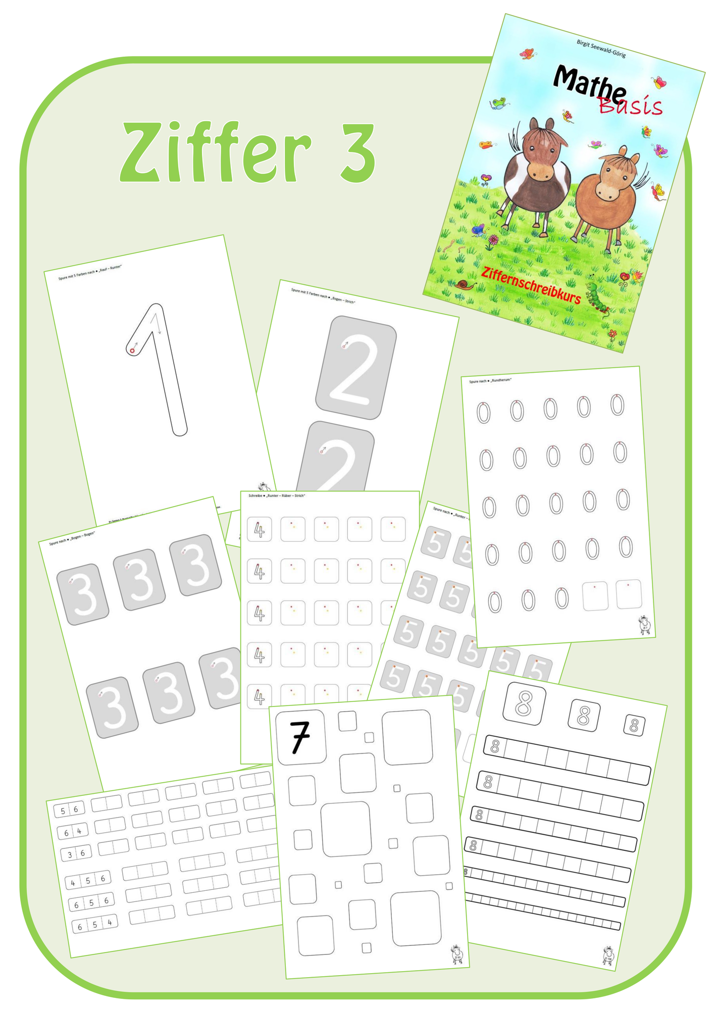 Ziffer 3 - strukturiert & übersichtlich – Unterrichtsmaterial im Fach