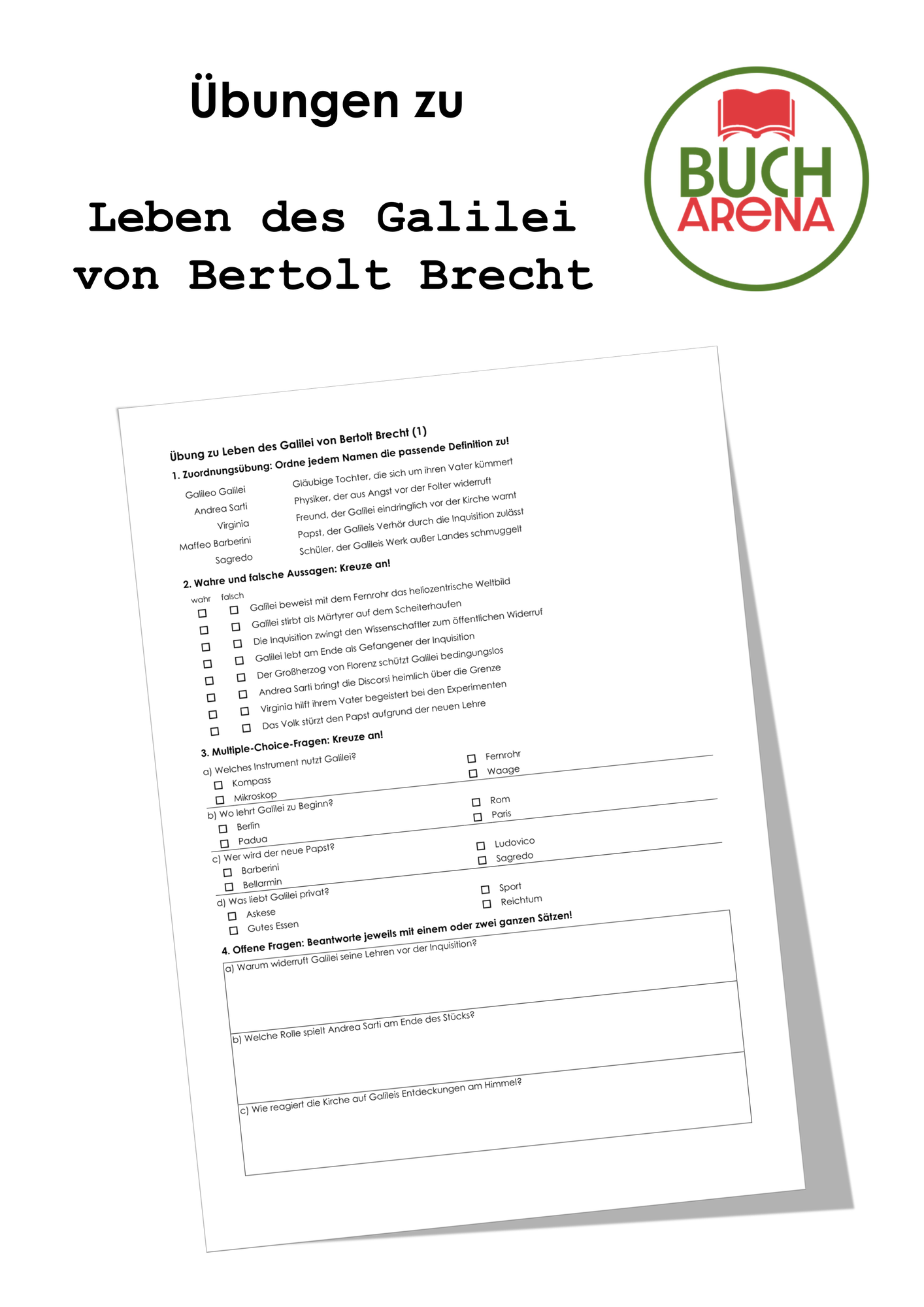 bertolt brecht das leben des galilei