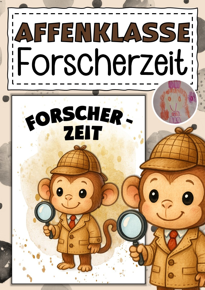 Affenklasse Forscherzeit – Unterrichtsmaterial im Fach Fachübergreifendes