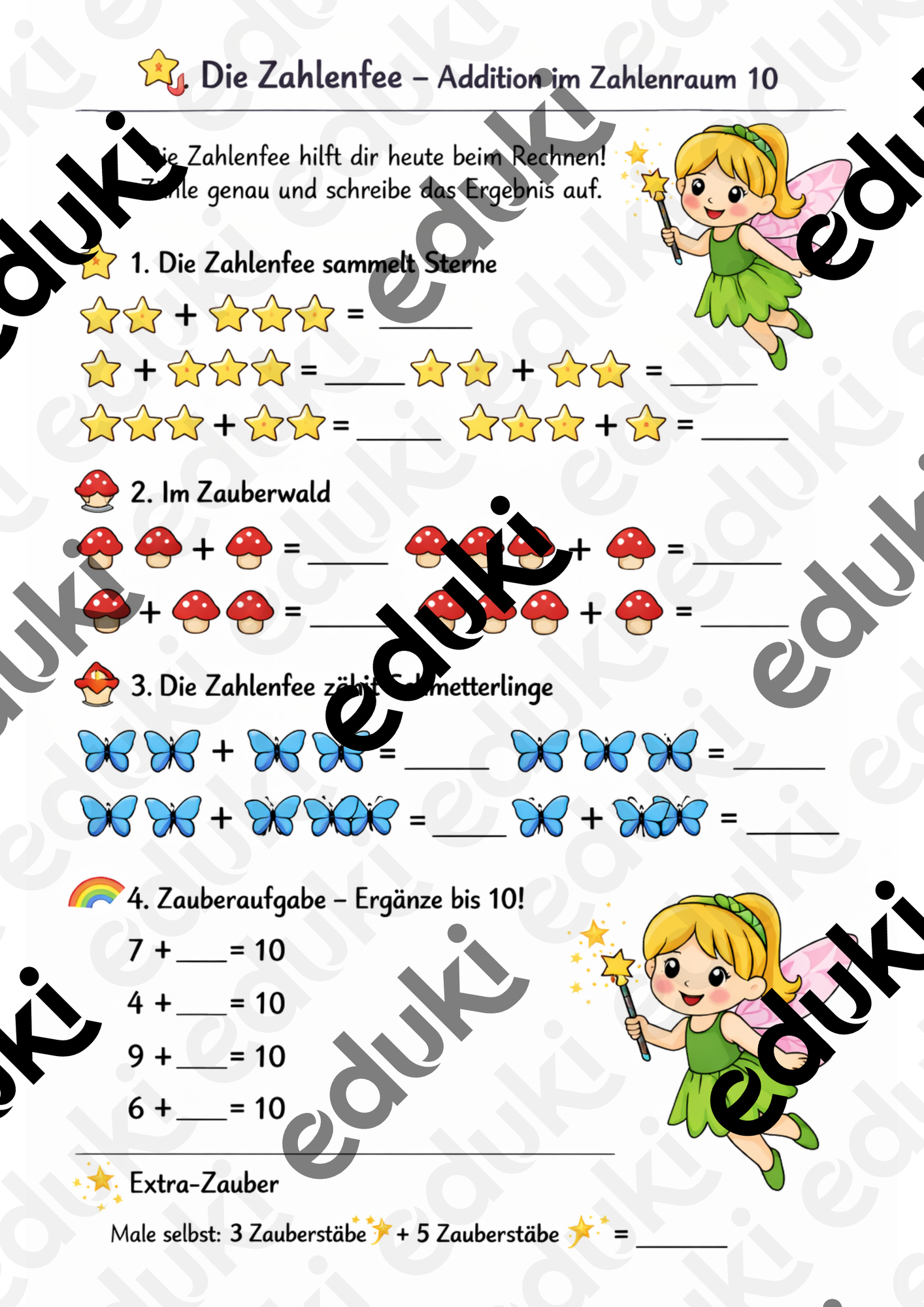 Arbeitsblatt_Die_Zahlenfee_Addition_ZR10_A4_korrigiert