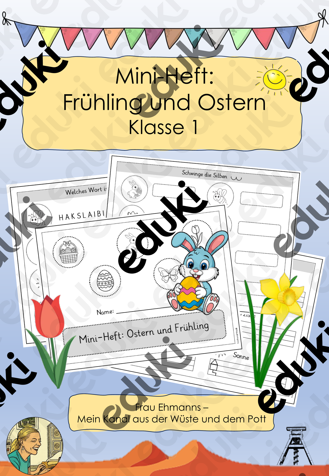 Miniheft: Ostern und Frühling Klasse 1 – Unterrichtsmaterial im Fach