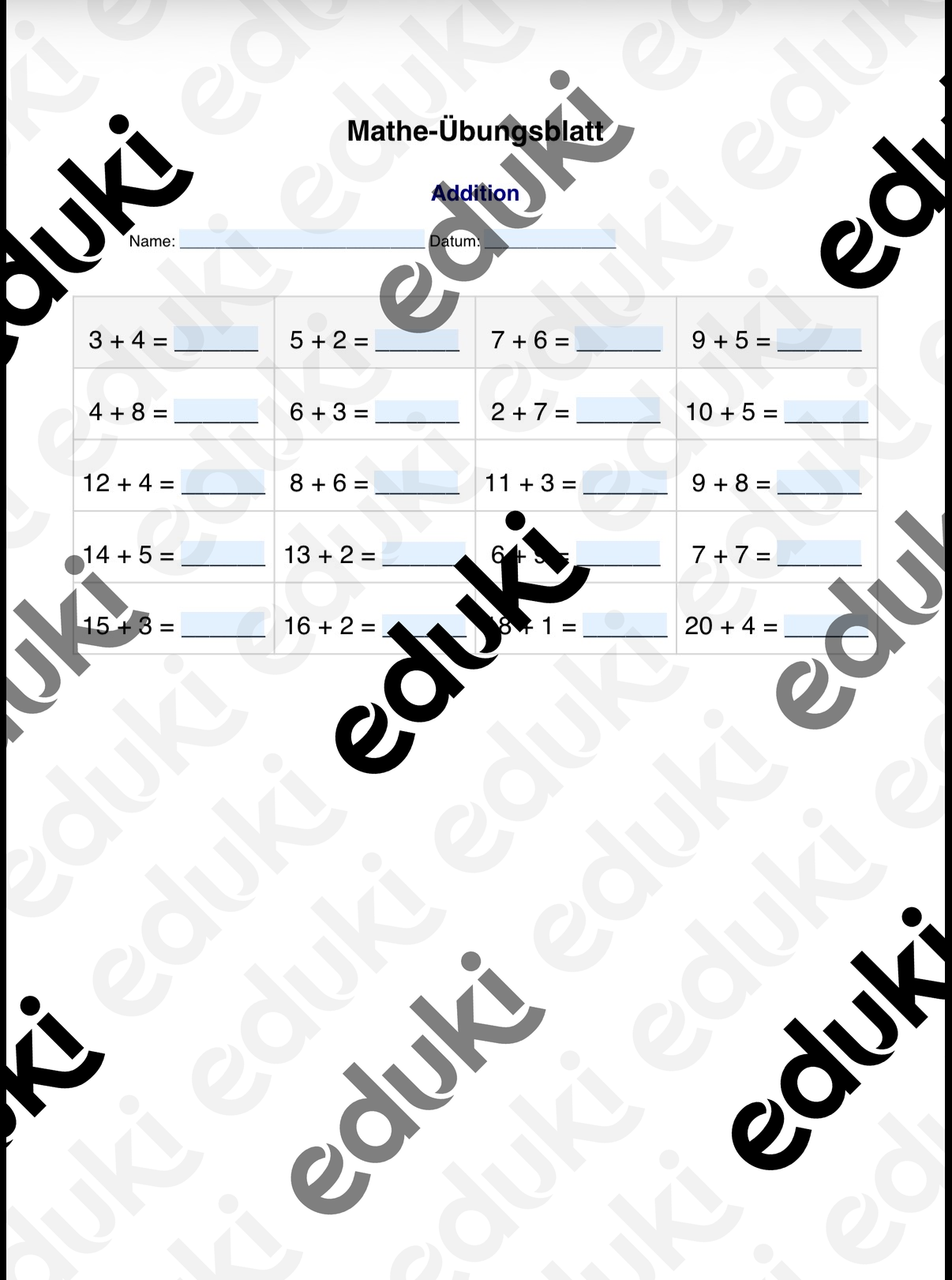 Rechnen üben Grundschule – Unterrichtsmaterial im Fach Mathematik