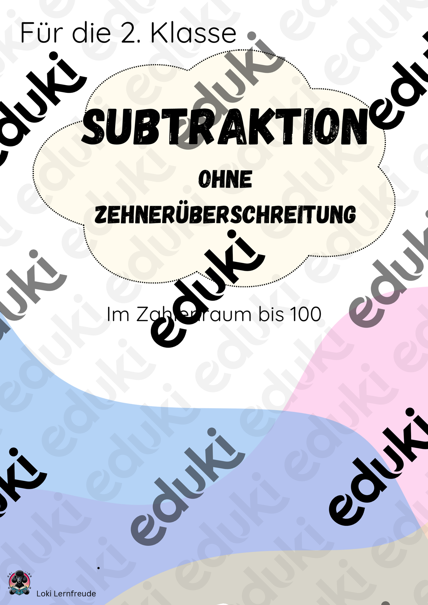 Subtraktion im Zahlenraum bis 100 - ohne Zehnerüberschreitung