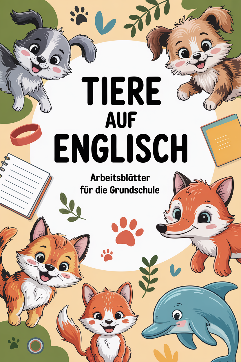 Englisch Tiere Grundschule – Arbeitsblätter & Übungen (Klasse 2–4