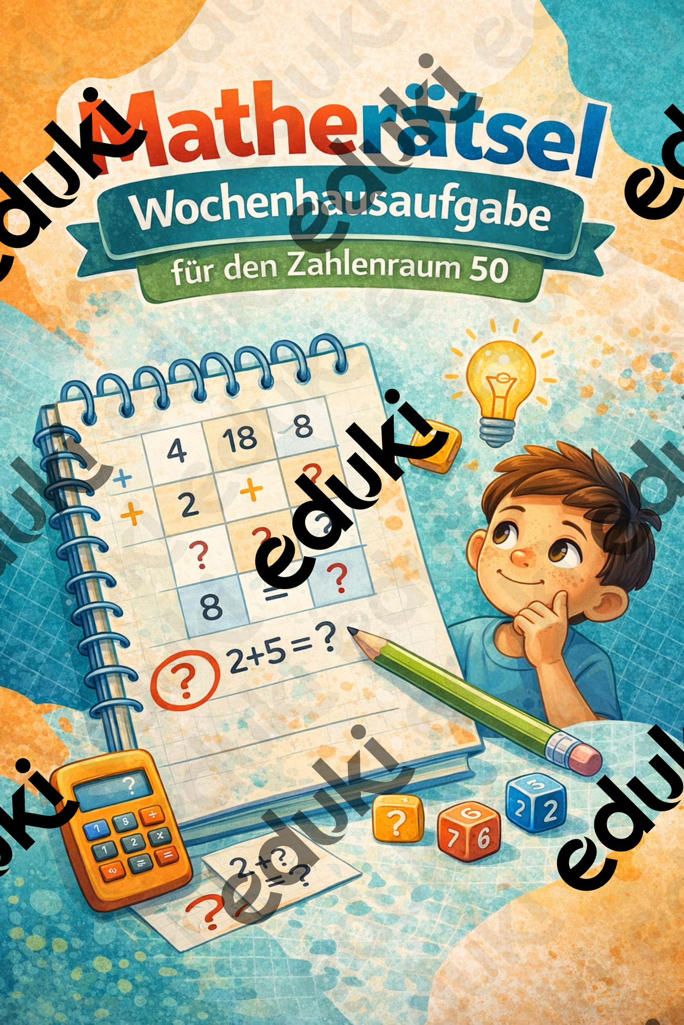 Mathe-Rätsel ZR 50 (Arbeitsblätter) – Unterrichtsmaterial im Fach