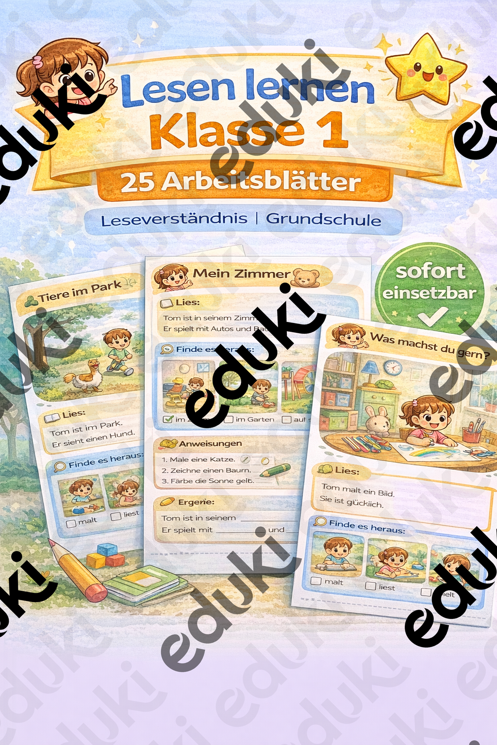 Lesestart Klasse 1 – Unterrichtsmaterial im Fach Deutsch