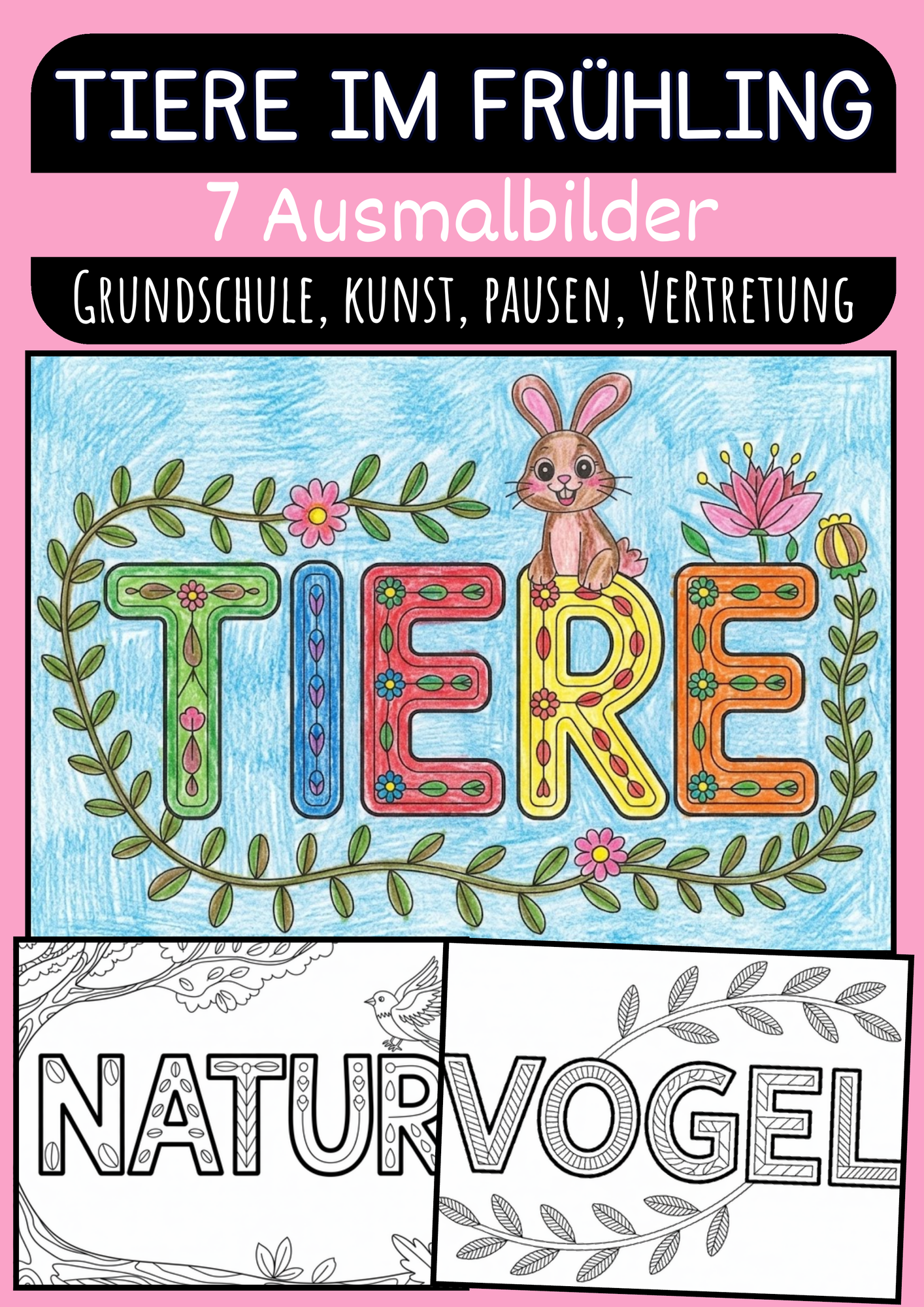 Tiere Im Frühling Bild Grundschule Ausmalbilder Tiere Im Frühling