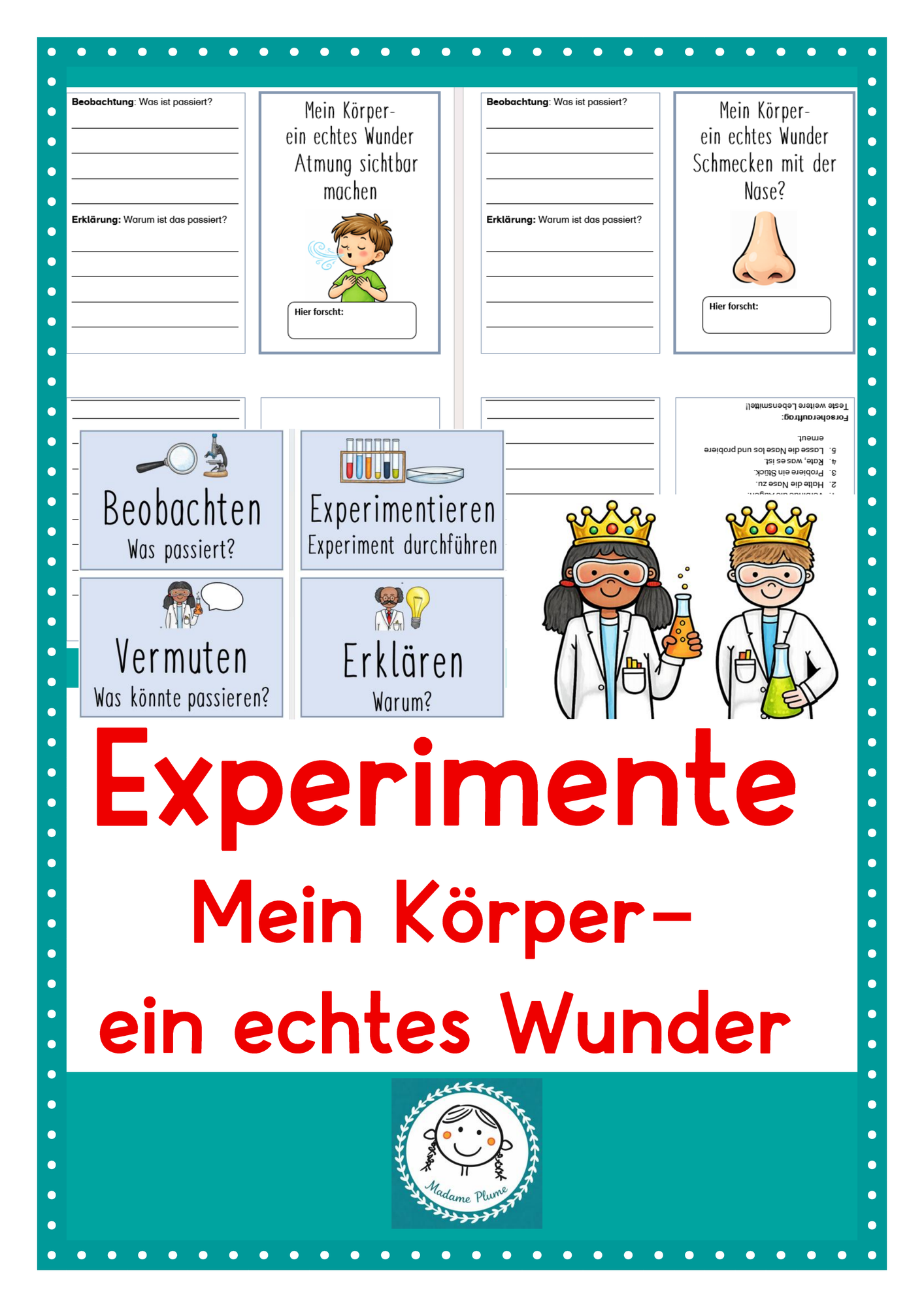 Mein Körper – ein echtes Wunder! 12 Experimente für den Sachunterricht ...
