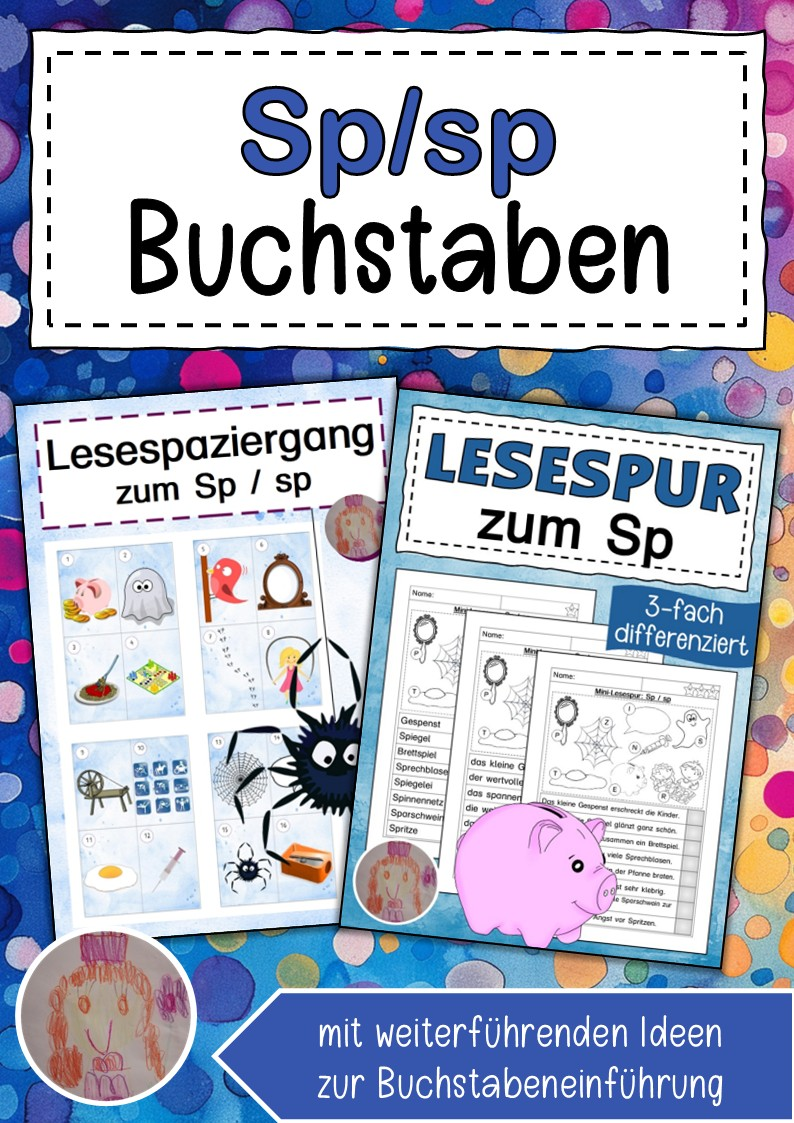 Buchstabeneinführung Sp – Unterrichtsmaterial im Fach Deutsch