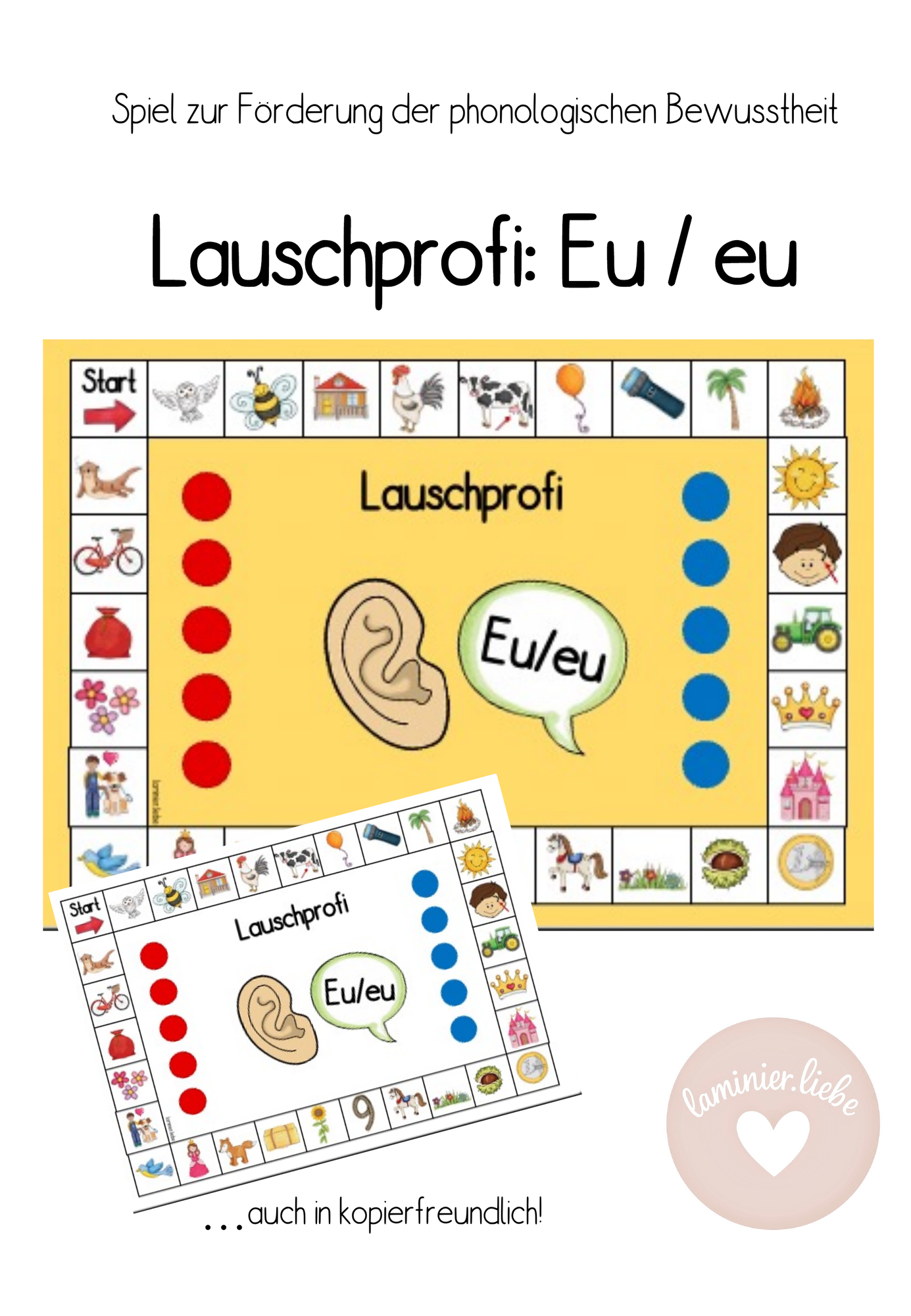 Lauschprofi Eu/eu: Lernspiel zur Förderung der Lautanalyse