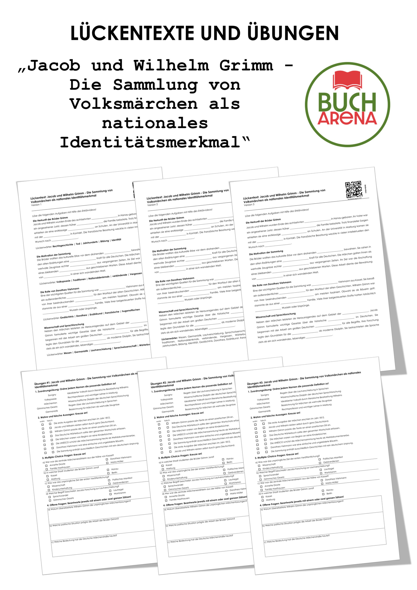 Jacob und Wilhelm Grimm - Die Sammlung von Volksmärchen als nationales