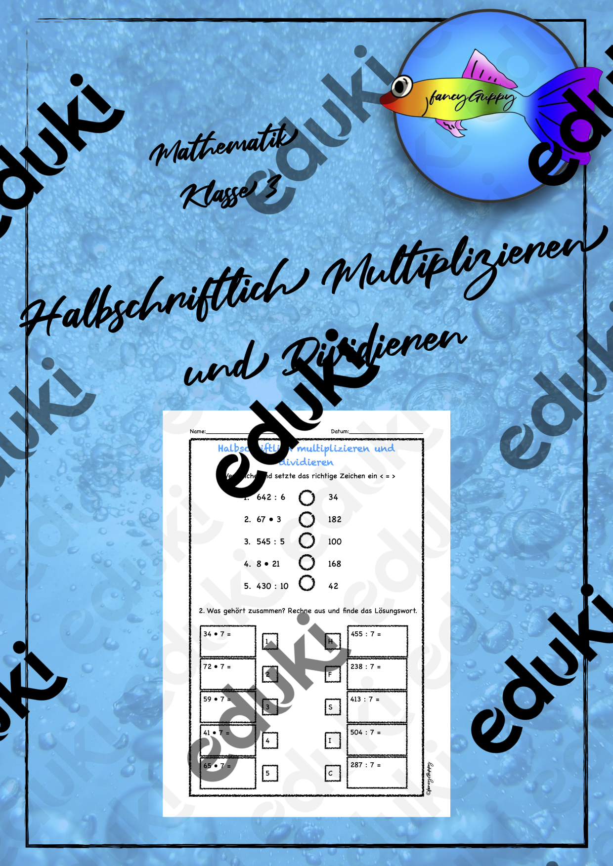 Halbschriftliche Multiplikation Und Division Unterrichtsmaterial Im halbschriftliche-multiplikation-und-division-unterrichtsmaterial-im