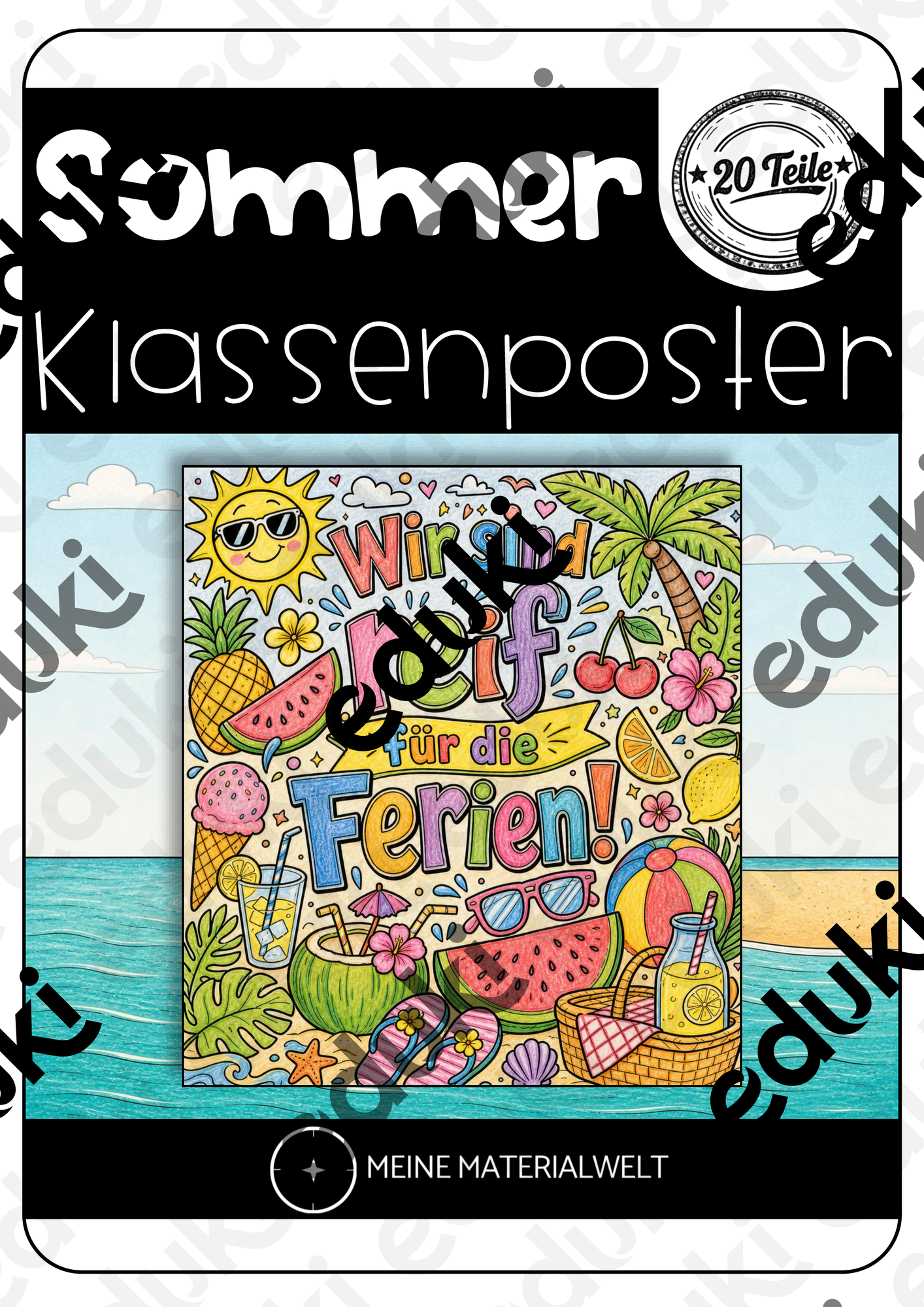 Sommer Klassenposter Reif F r Die Ferien Klasse 5 7 20teiliges sommer-klassenposter-reif-f-r-die-ferien-klasse-5-7-20teiliges