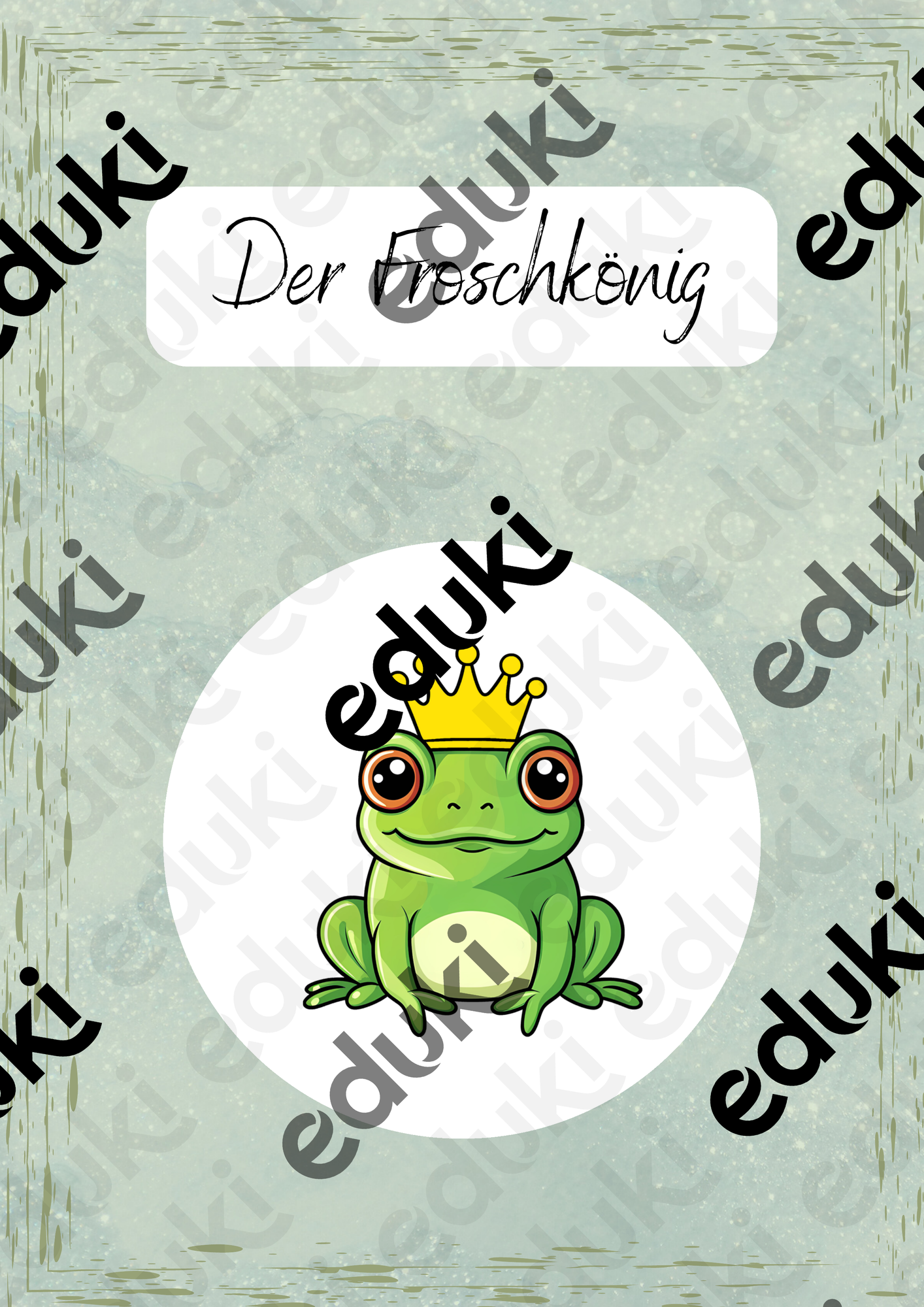 Der Froschkönig - Leseverständnis mit Märchen – Unterrichtsmaterial im