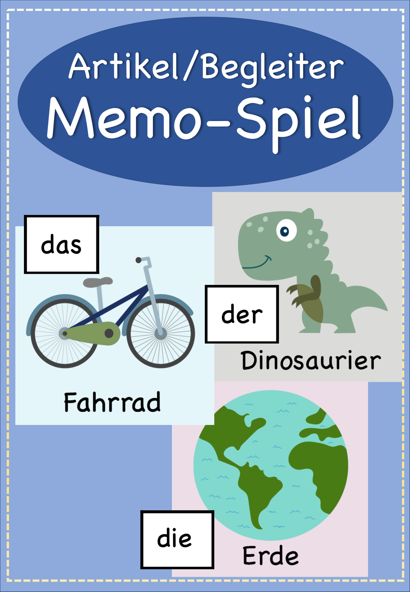 spiel artikel Artikel-Memo-Spiel (Artikel/Begleiter üben) – Unterrichtsmaterial im