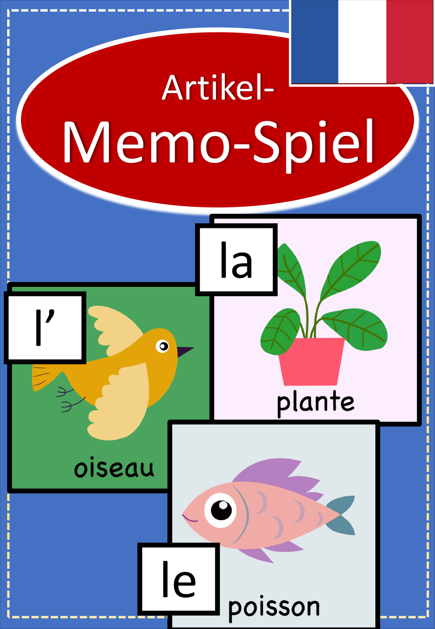 spielzeug französisch Artikel-Memo-Spiel FRANZÖSISCH – Unterrichtsmaterial im Fach Französisch