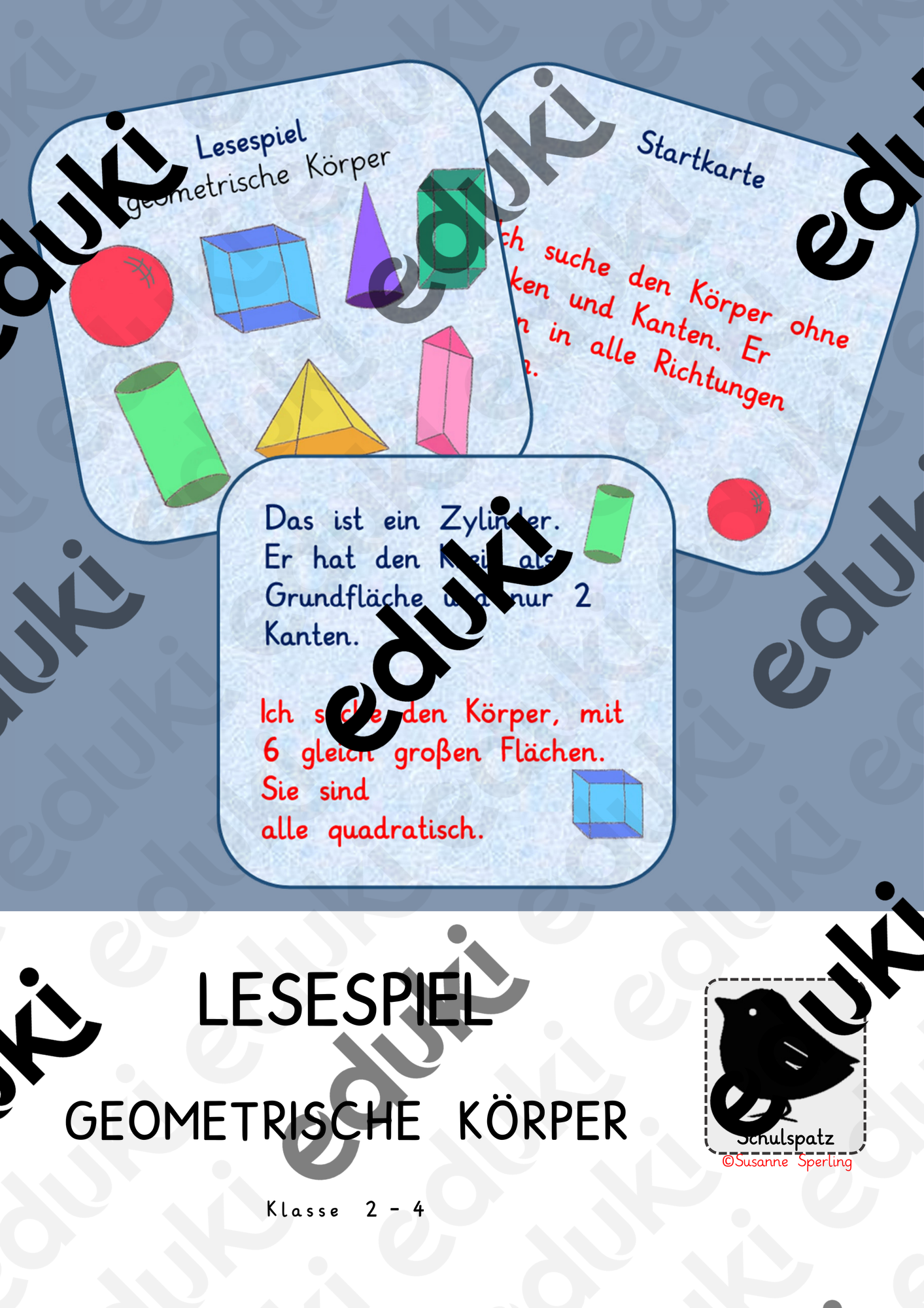 Materialpaket: Lesespiele in Klasse 3 und 4 – Unterrichtsmaterial in