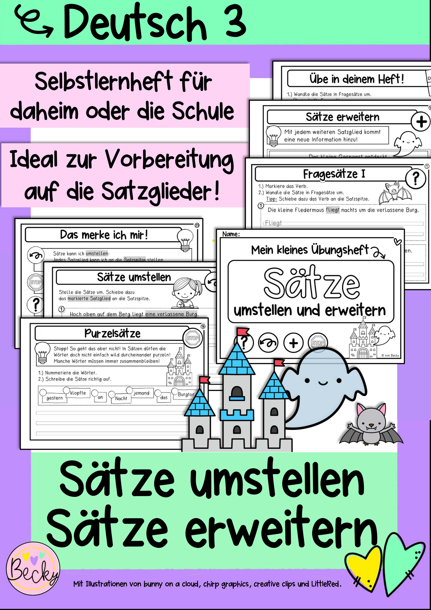 sätze durch satzglieder erweitern