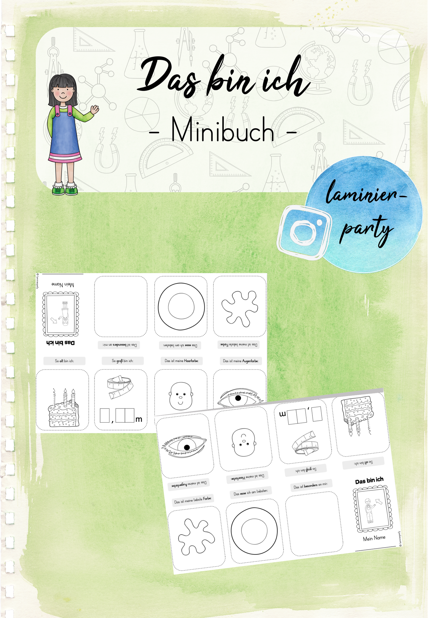 Das bin ich: Minibuch – Unterrichtsmaterial im Fach Fachübergreifendes